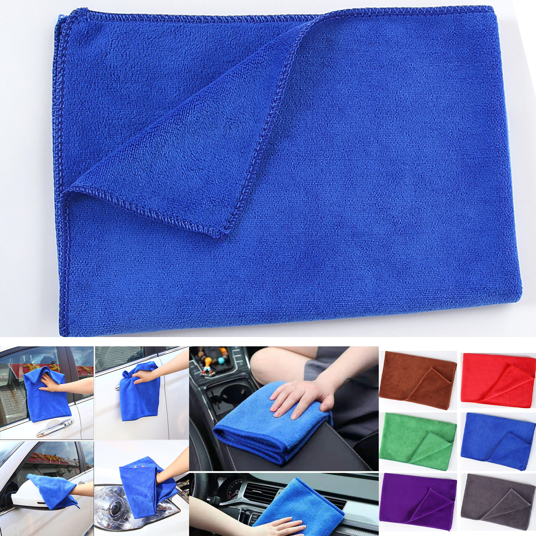 Microfiber Cleaning Cloth Rag 2