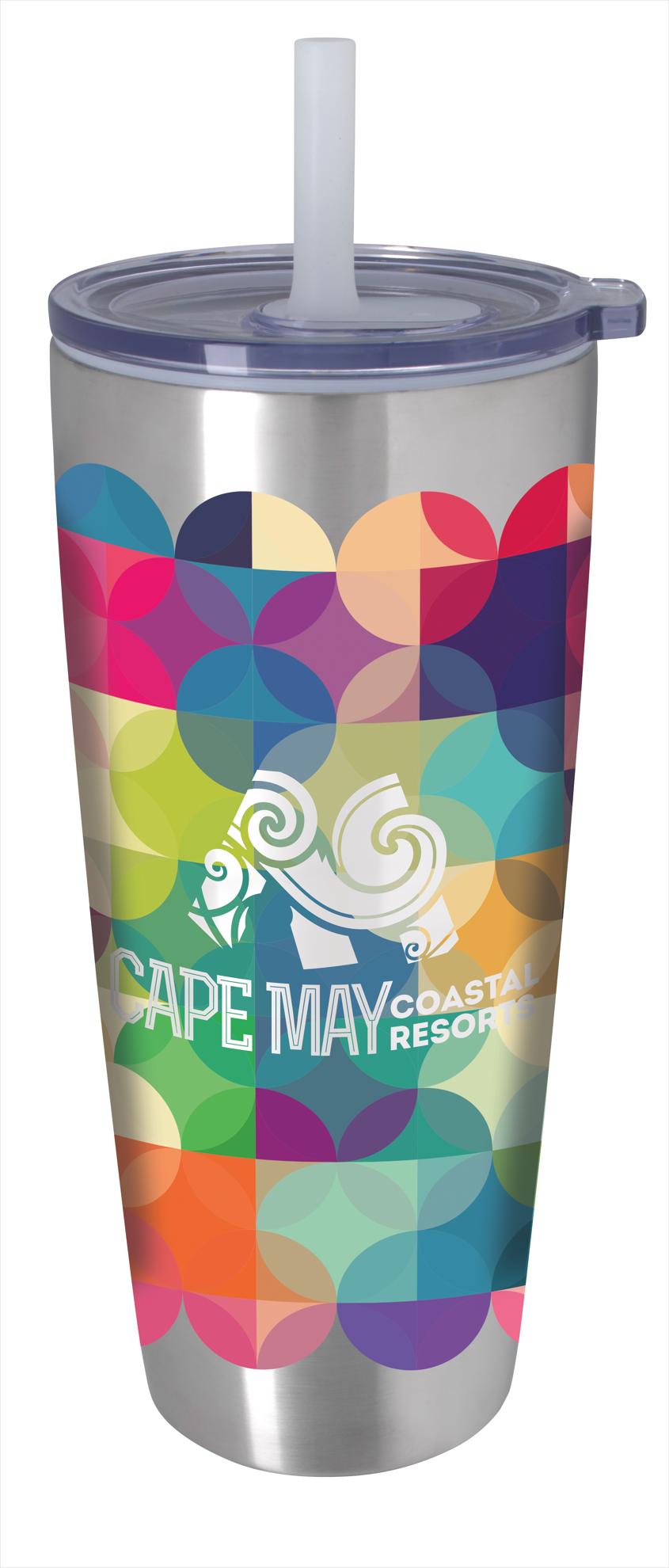 Built-in Straw Vacuum Tumbler 30 oz