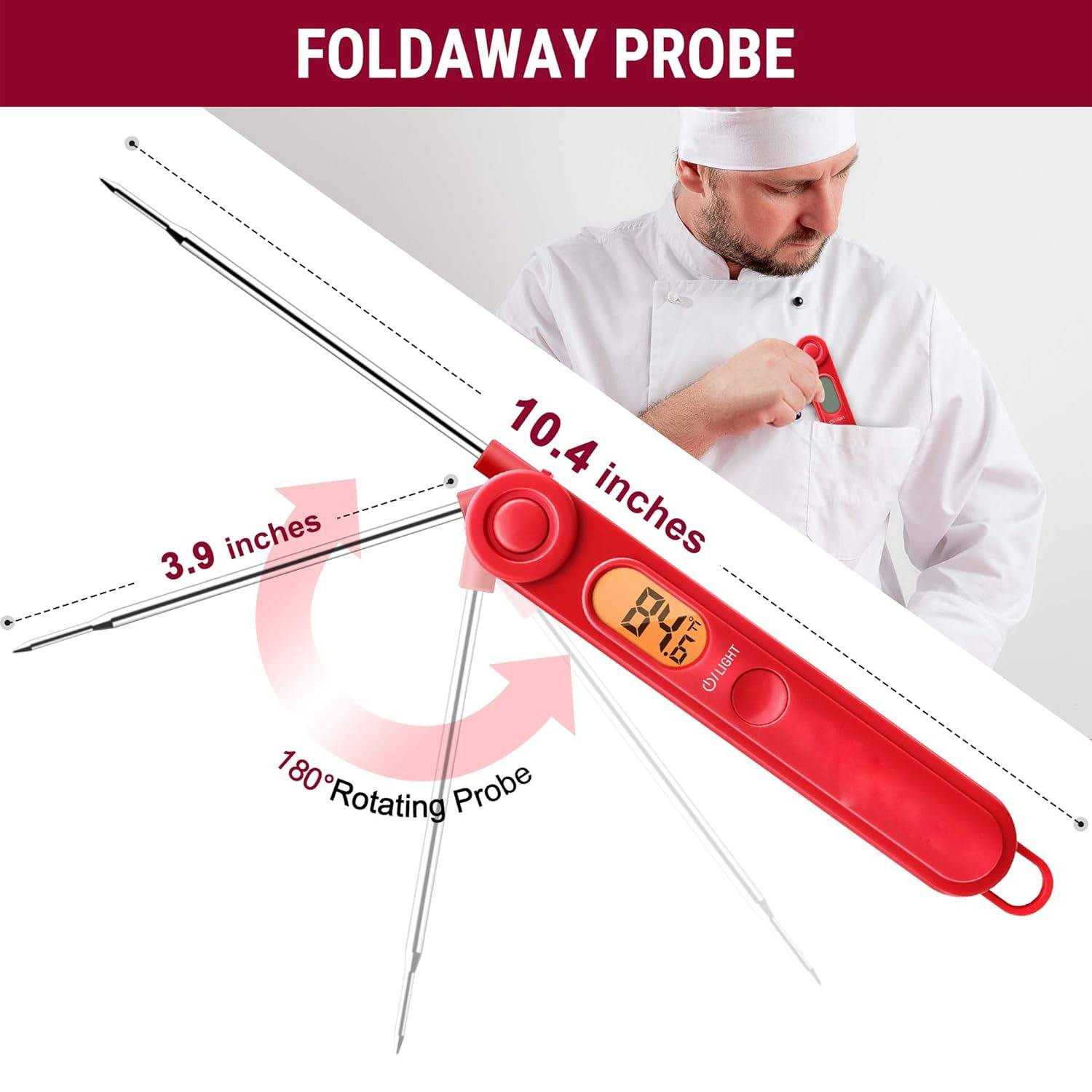 Digital Meat Thermometer for Cooking Kitchen Food 3