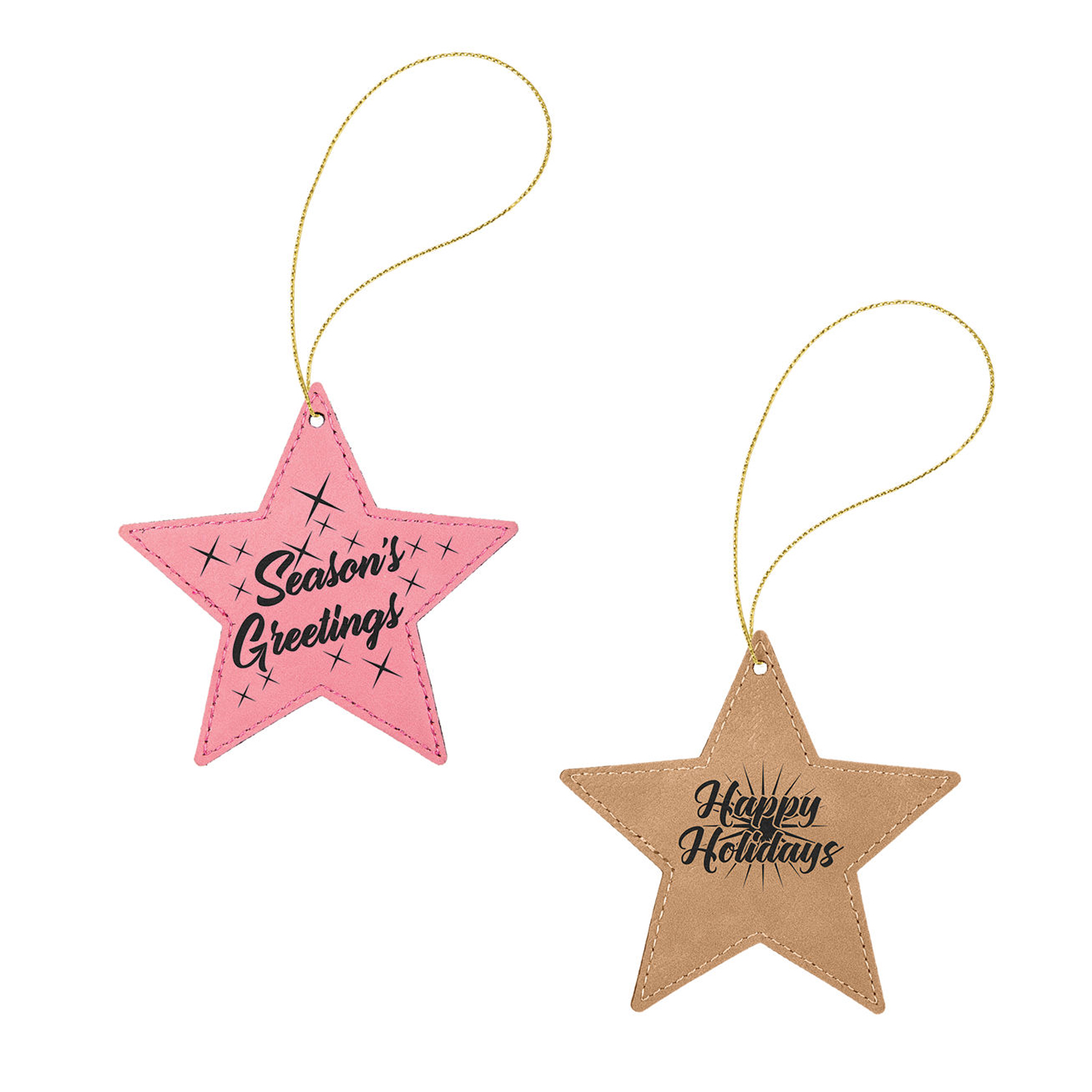 Star Leatherette Ornament 2