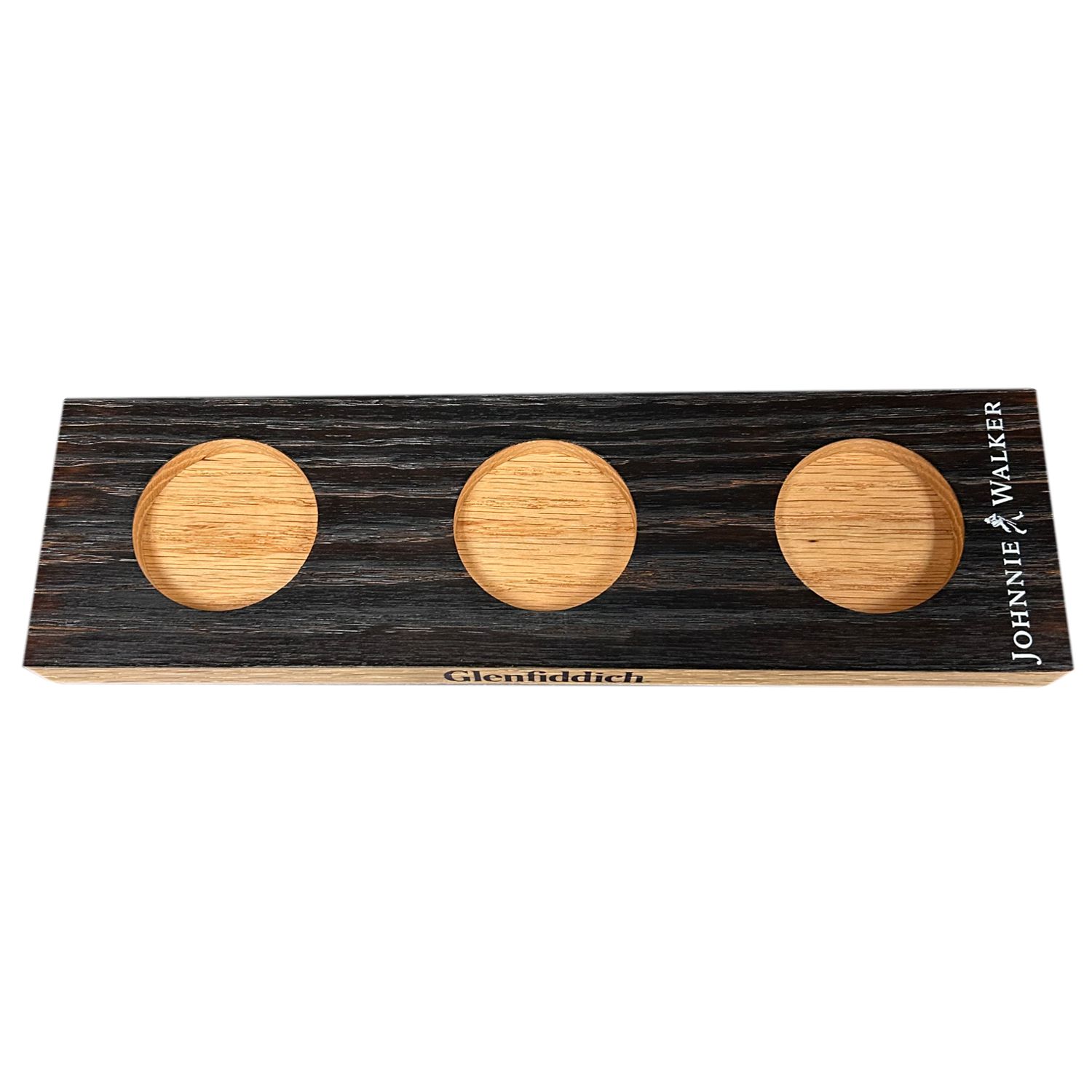 Wood Whisky Barrel Stave Flight Board 12