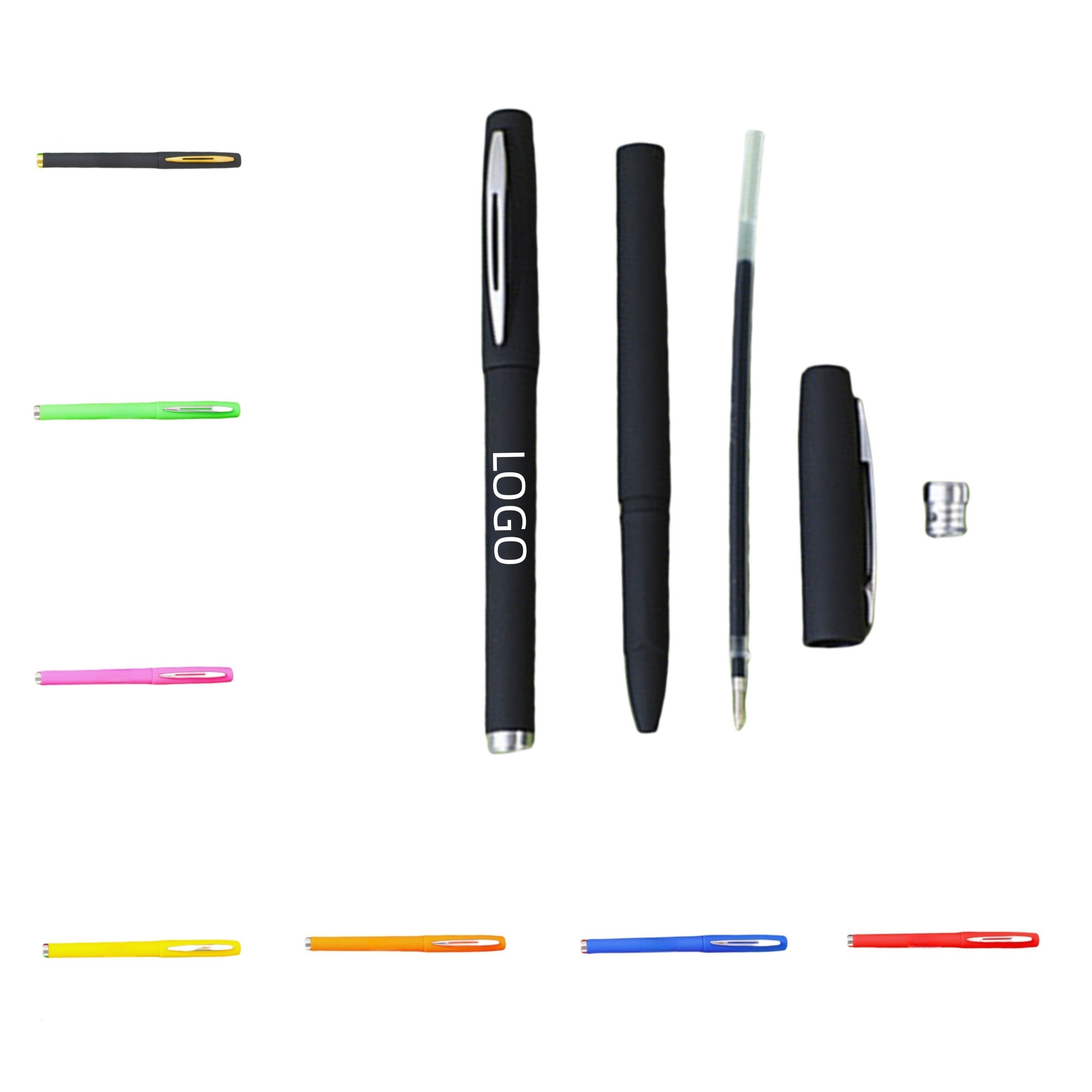 Smooth Gel Pen With A Cap 9