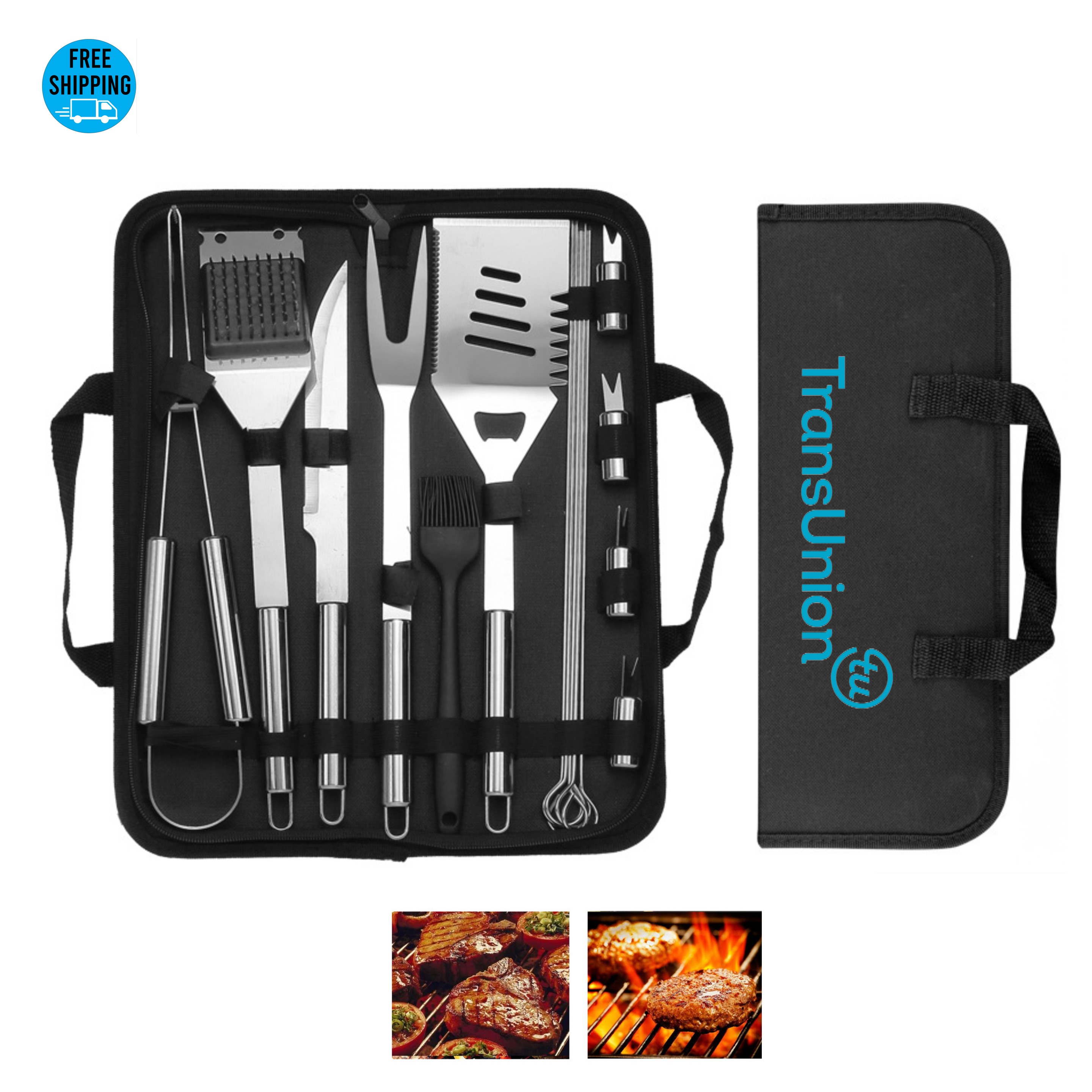 15pcs BBQ Grill Tool Set - OCEAN 2