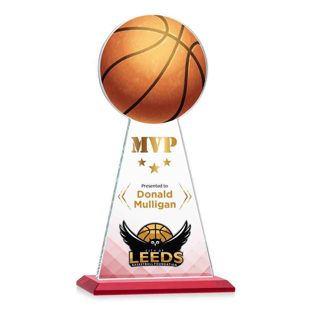 Edenwood Basketball VividPrint™ Award - Red 4