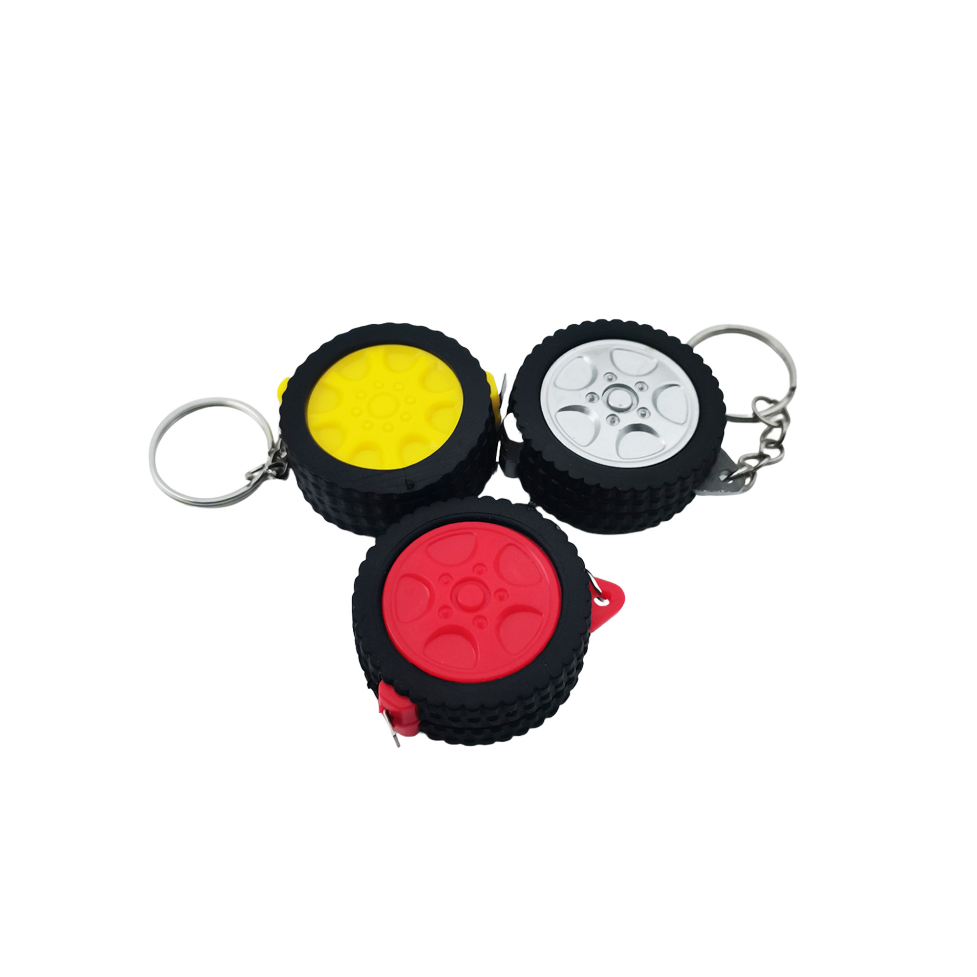 Car Tire Steel Ruler with Key Ring 4