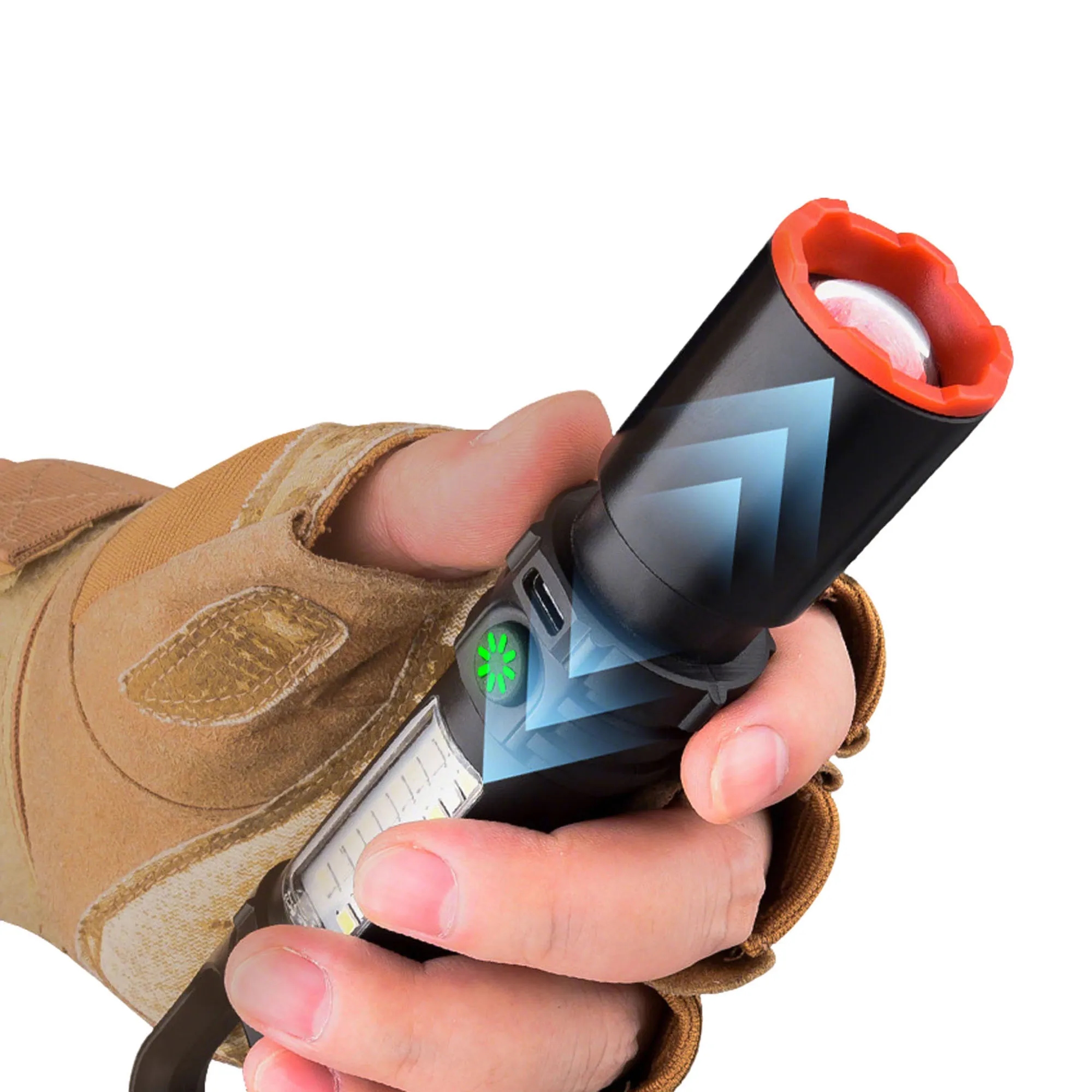 Outdoor Charging Hook Flashlight 4