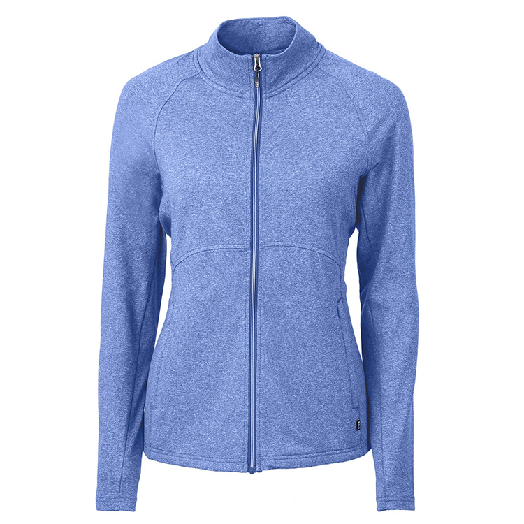 Cutter&Buck Ladies Adapt Eco Knit Heather Recycled Pullover 10