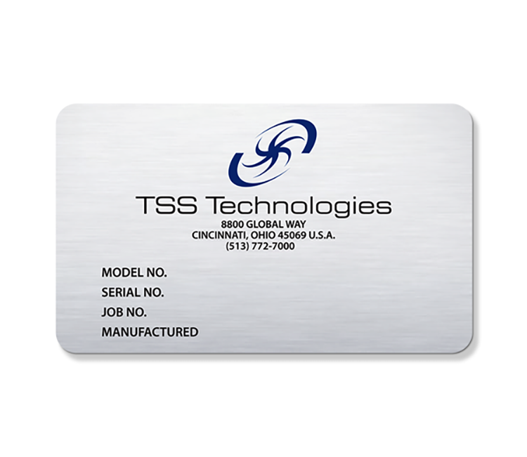 Full color/industrial metal plates 6-9 sq" 2