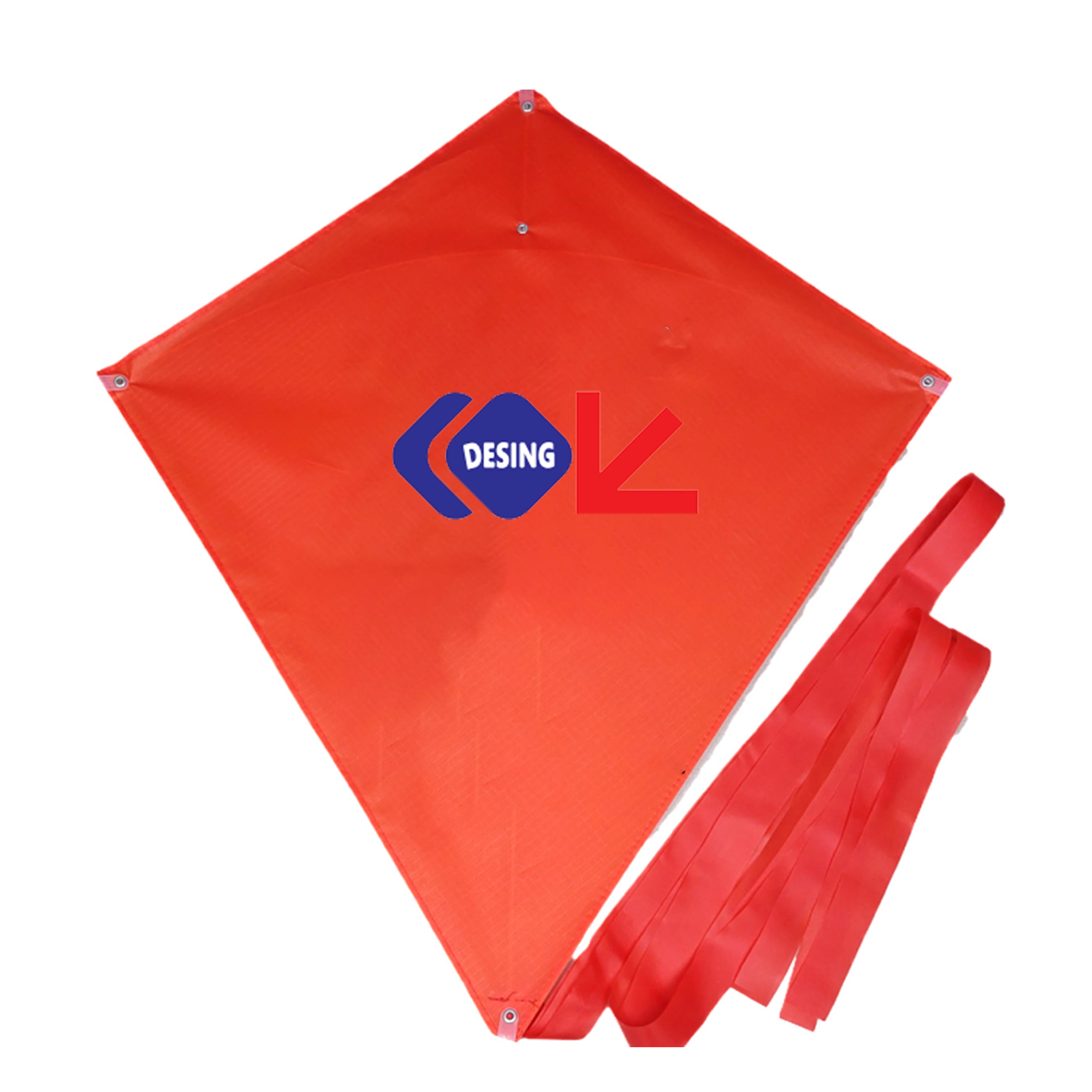 Polyester Full Color Diamond Kite With Long Tail for Outdoor Games 2