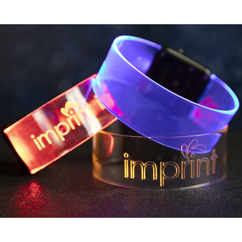 Custom Laser Engraved LED Magnetic Wristband Bracelet 3