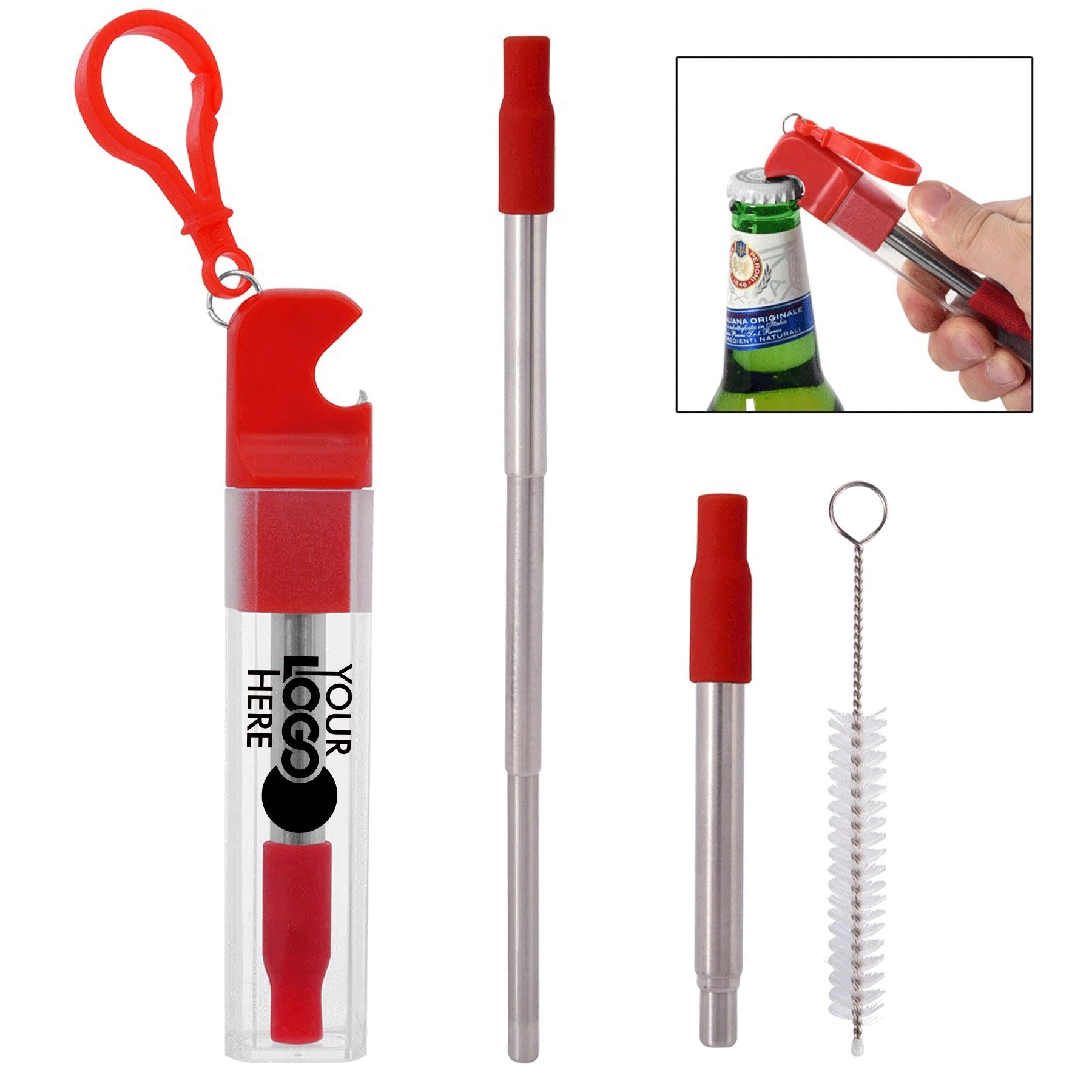 Straw Kit With Bottle Opener 1