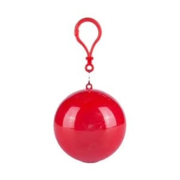 Portable Keychain Ball Poncho 11
