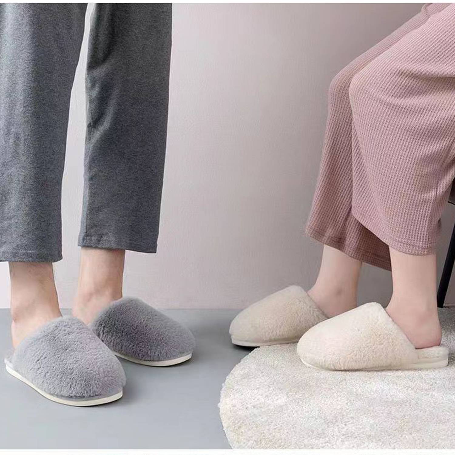 Women Cotton Anti Slip Houes Slippers 10