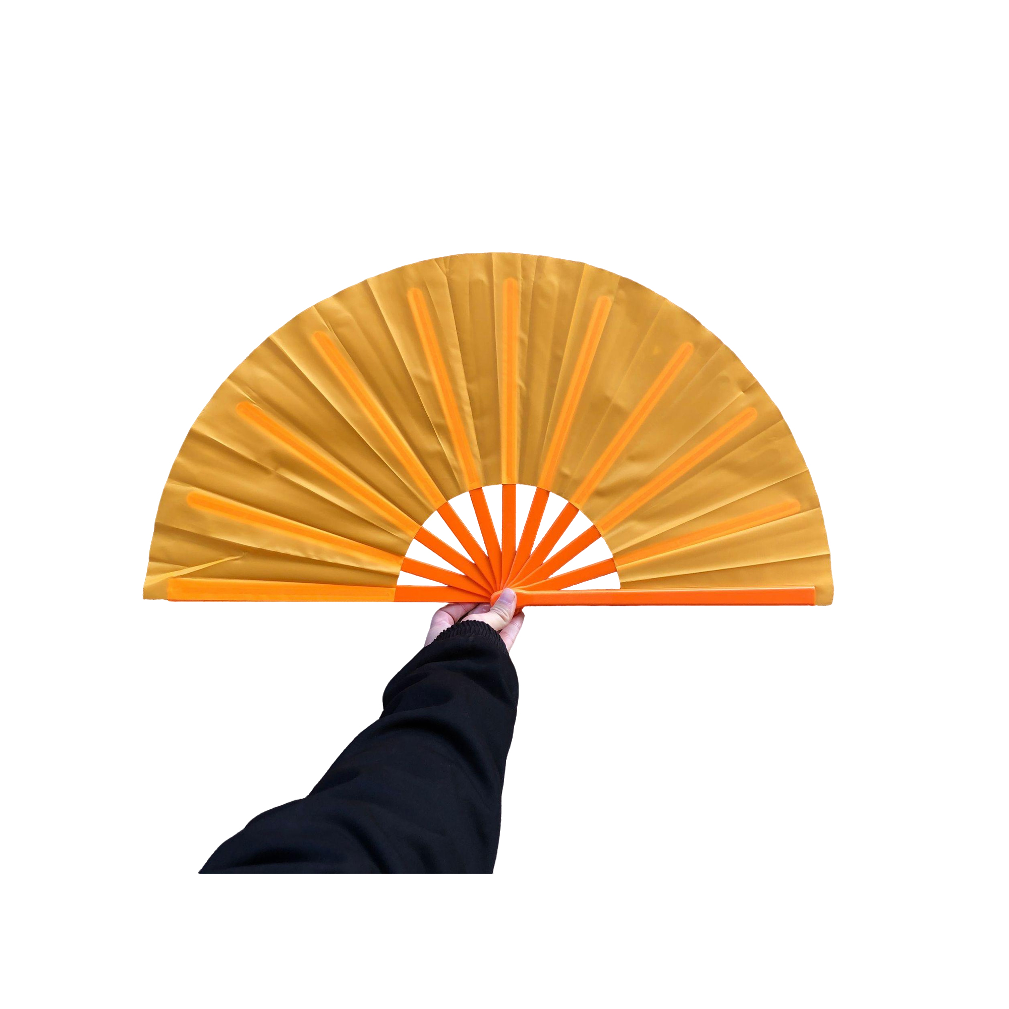 Clacking Folding Hand Fan 13" Width Portable Event Style 14