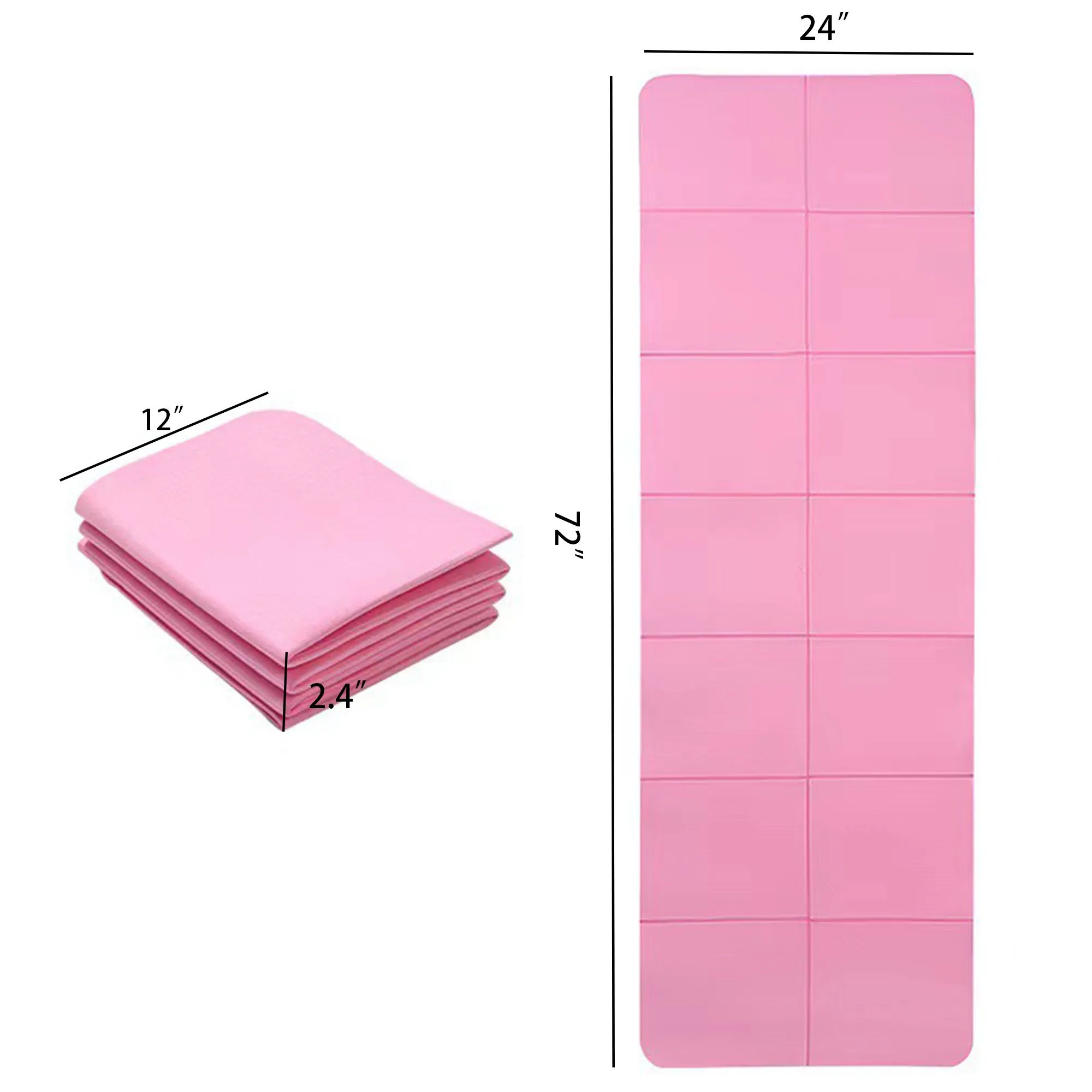 TPE Folding Thickening Yoga Mat 1