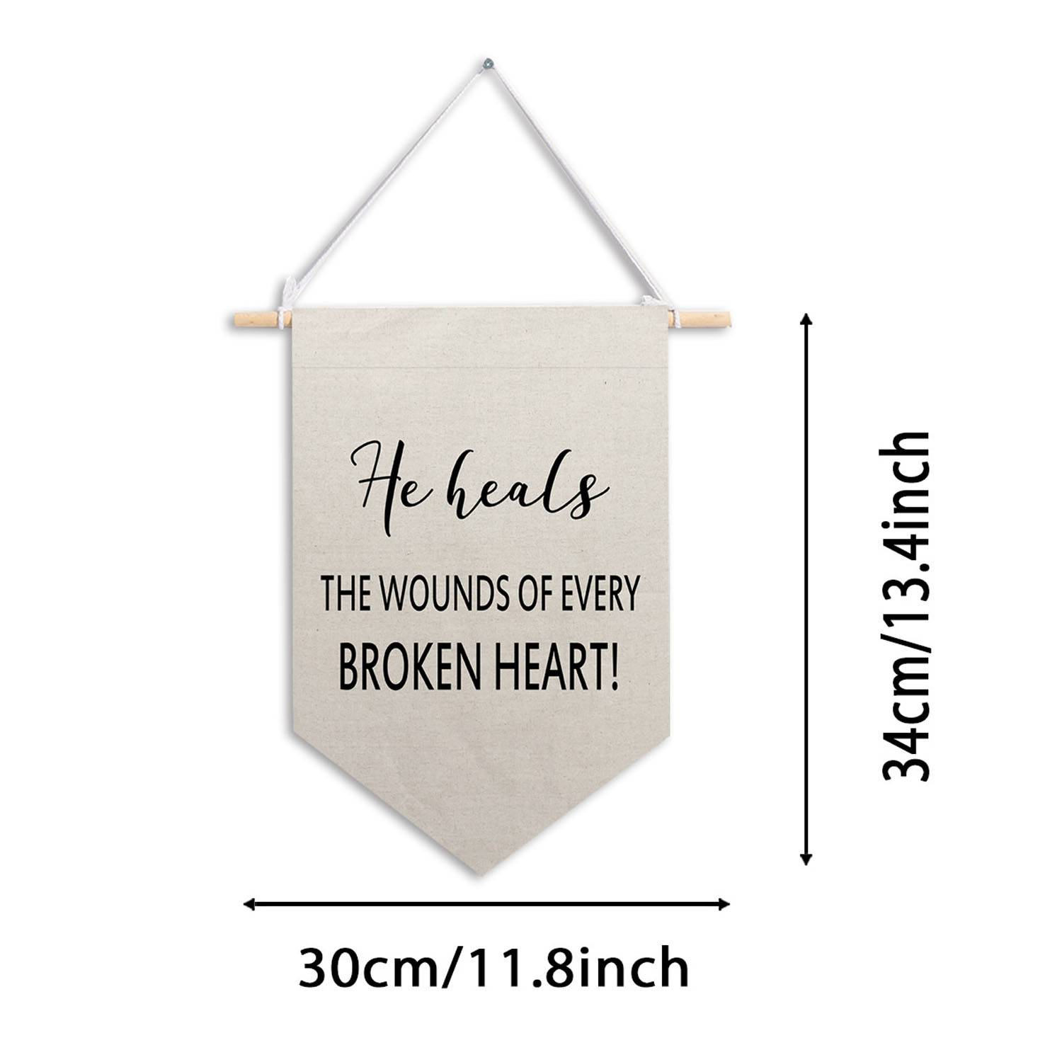 Custom Canvas Advertising Wall Hanging Flag 8
