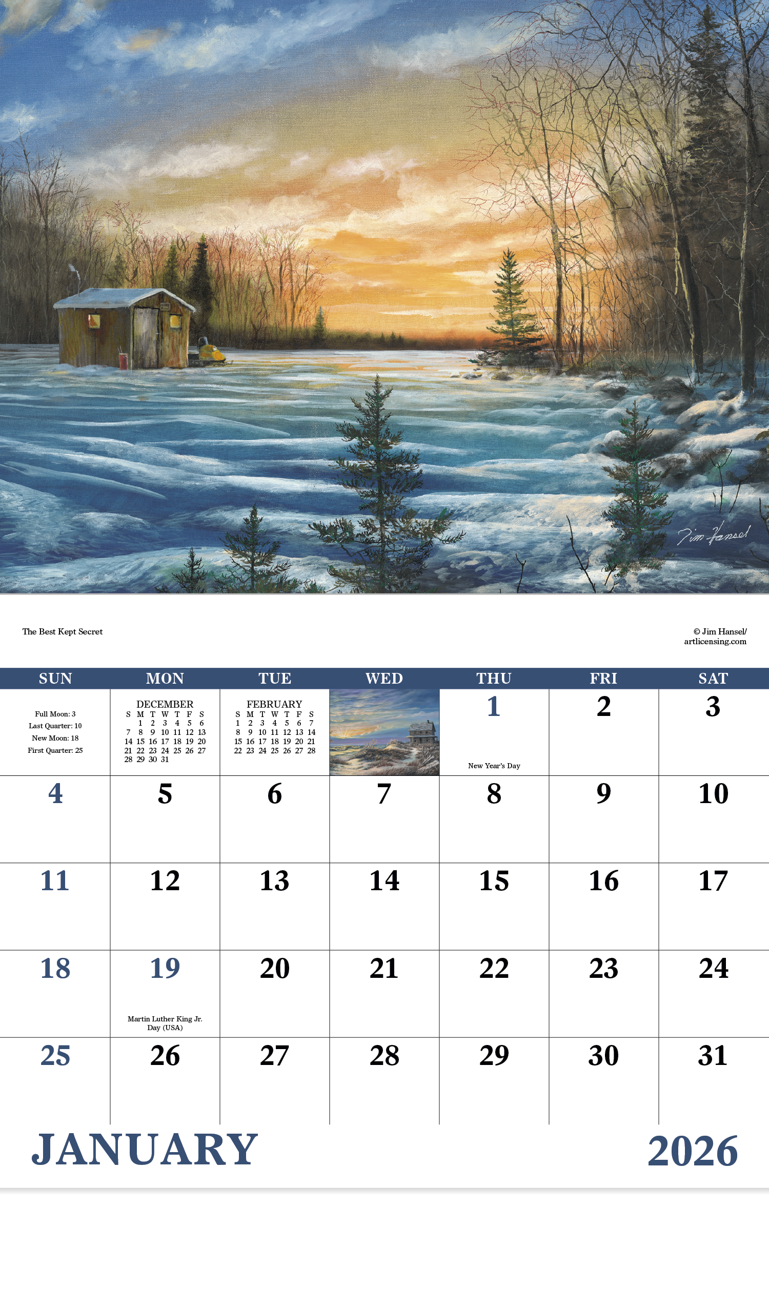 Good Value™ Scenic Memories - Stapled Calendar 37