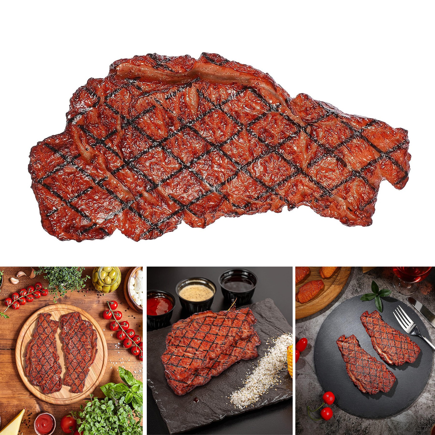 4PCS Artificial Hamburger Model 1