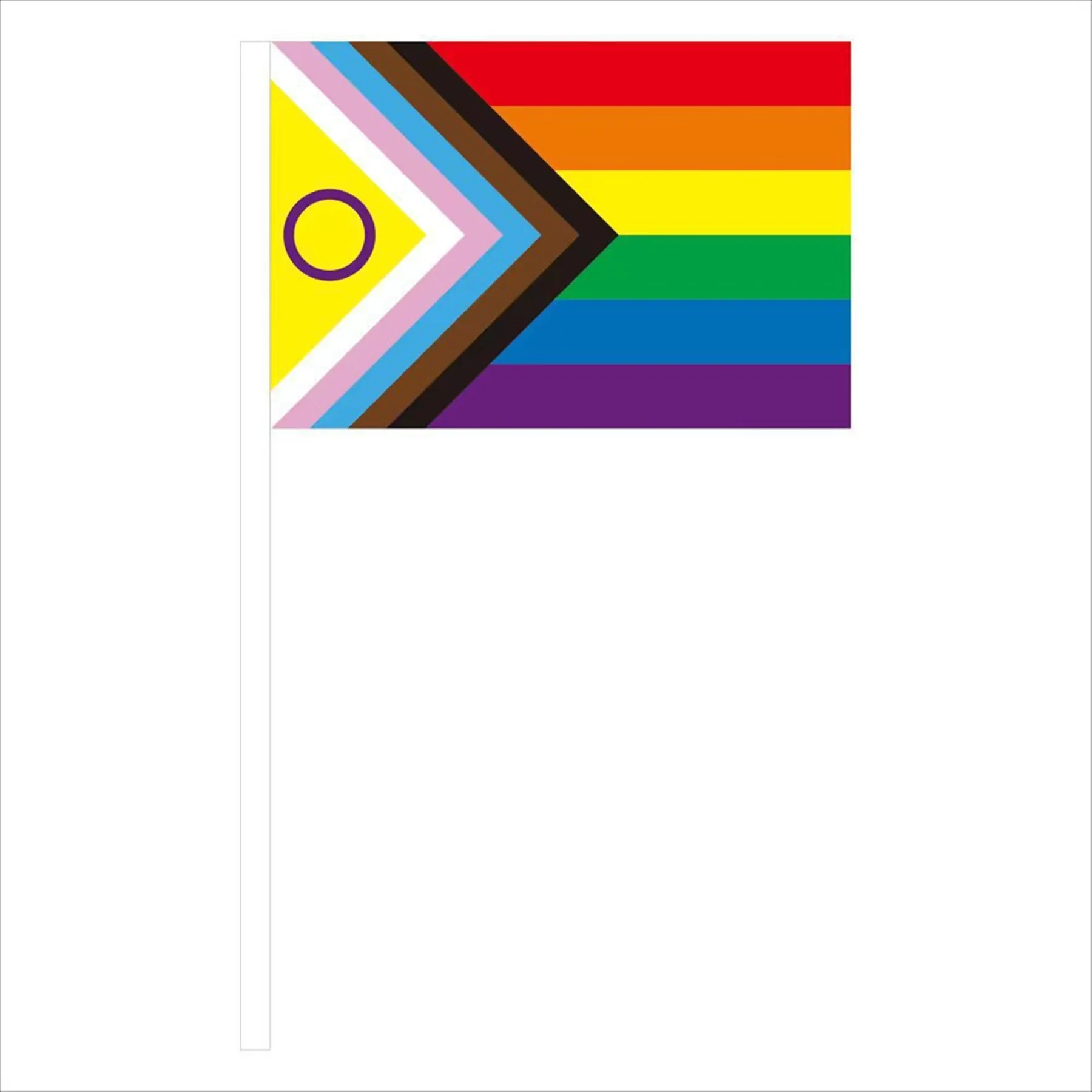 Small Progress Pride Rainbow Flag 4