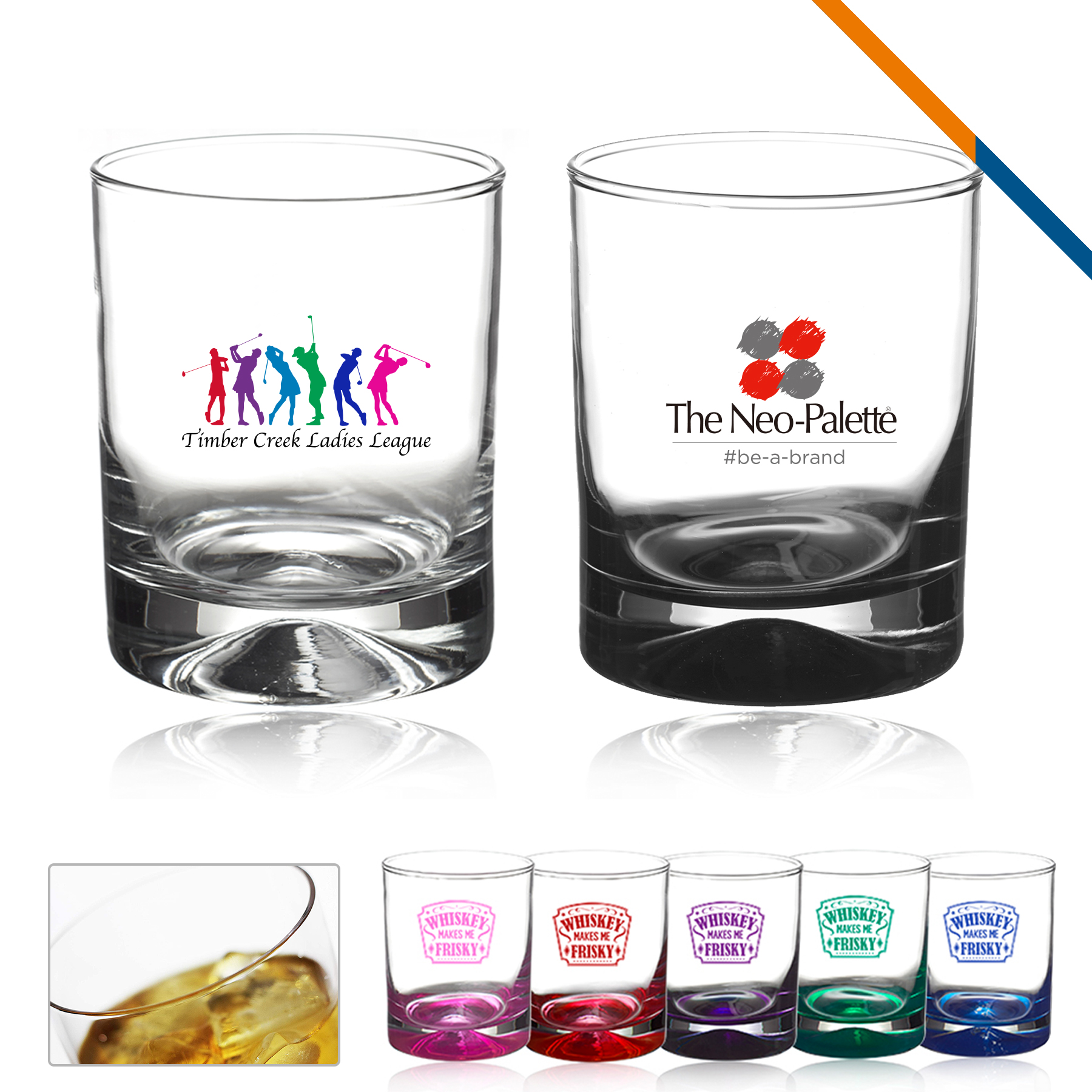 Frasier Rocks Whiskey Glasses - 11.5 OZ. 2