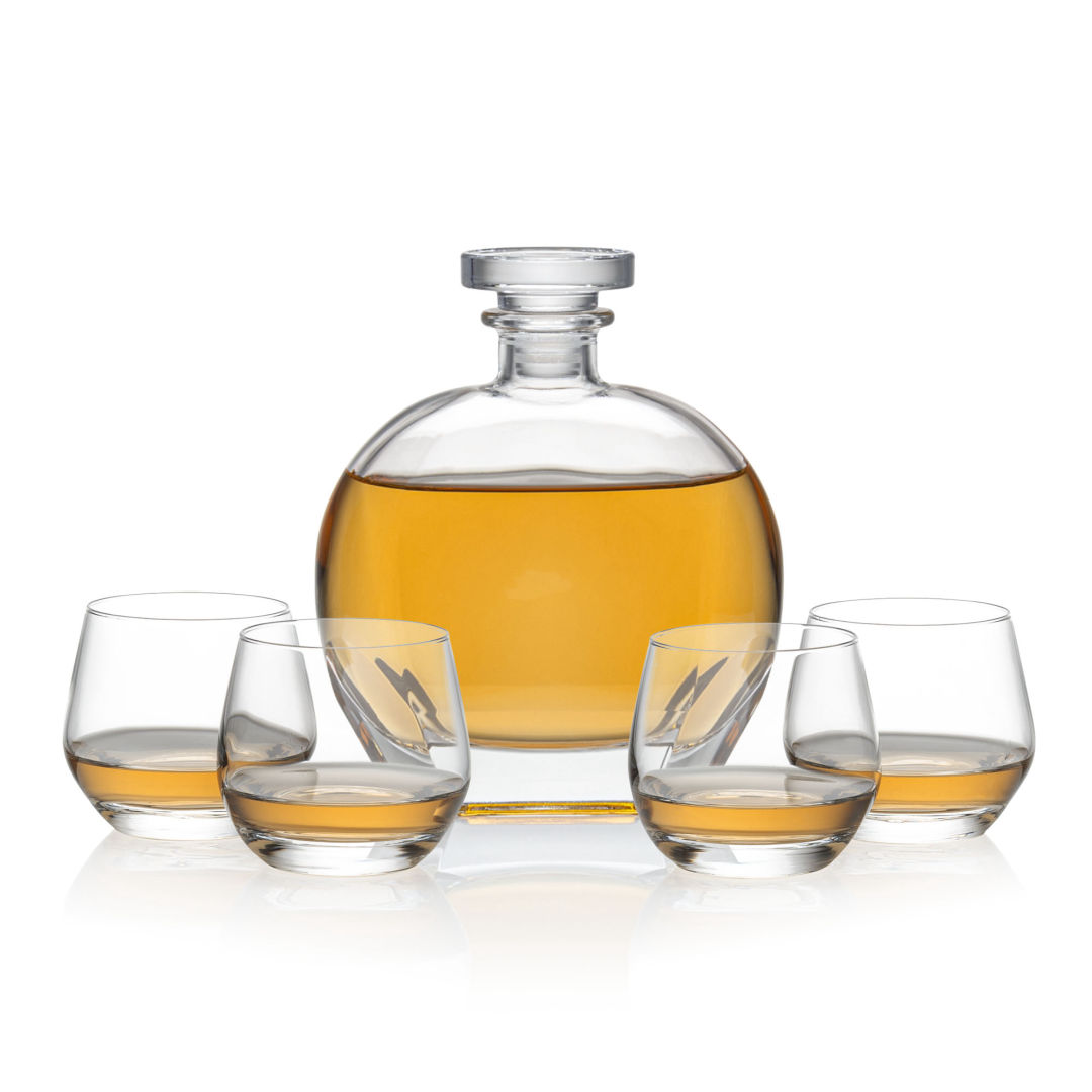 Bexley Decanter Set, custom glassware with logo imprint 6