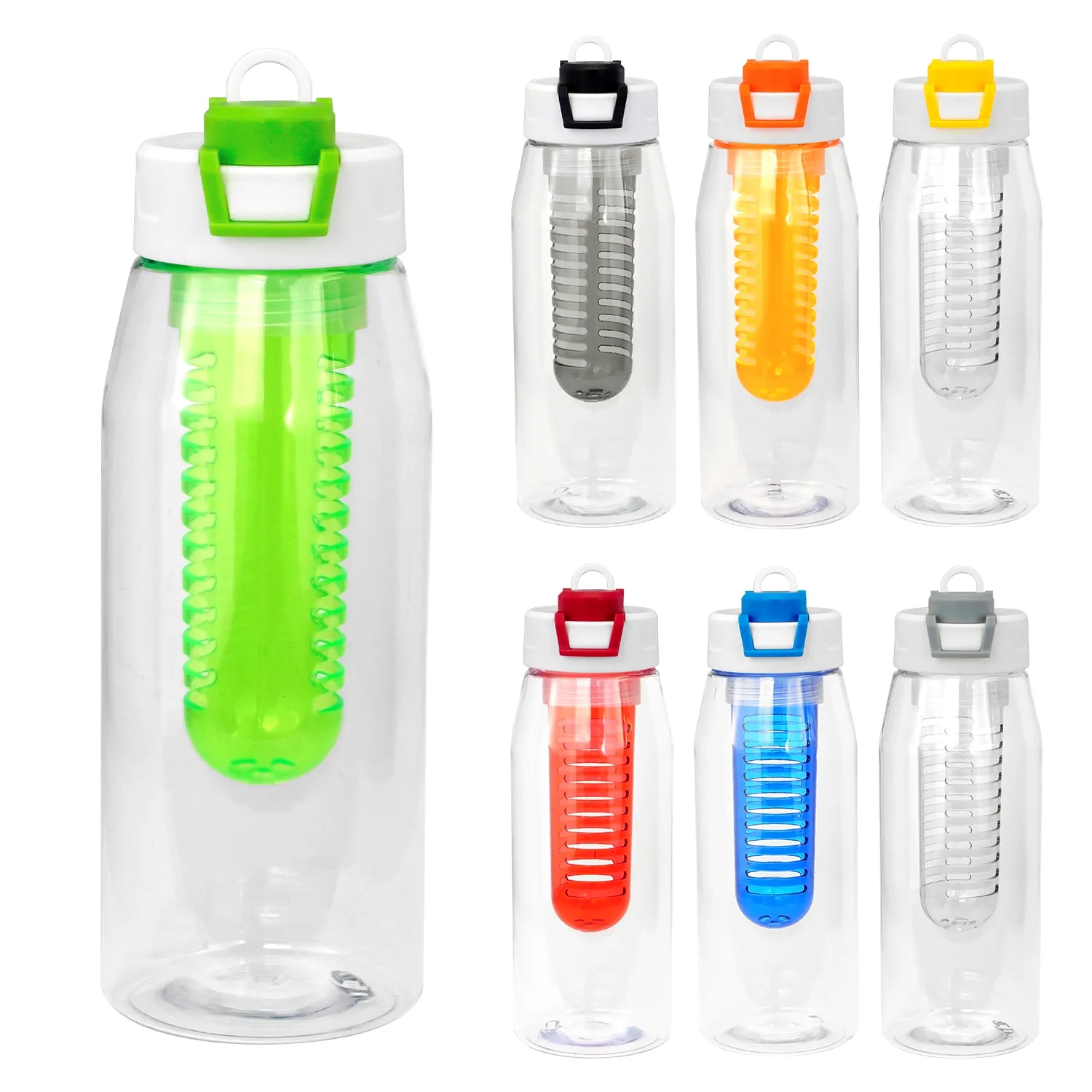 Two Tone Pop Up 32 oz. Bottle with Infuser 14