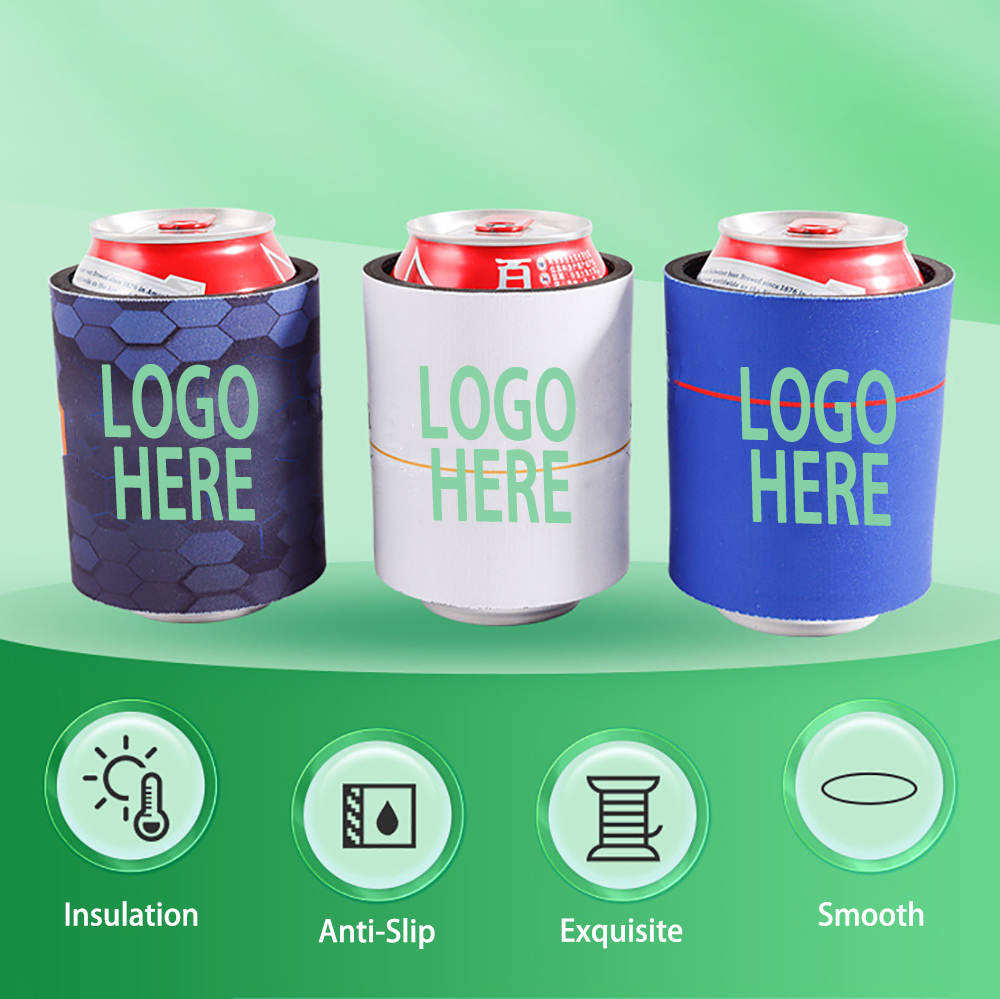 Full Color Neoprene Slap Wrap Can Coolie 5