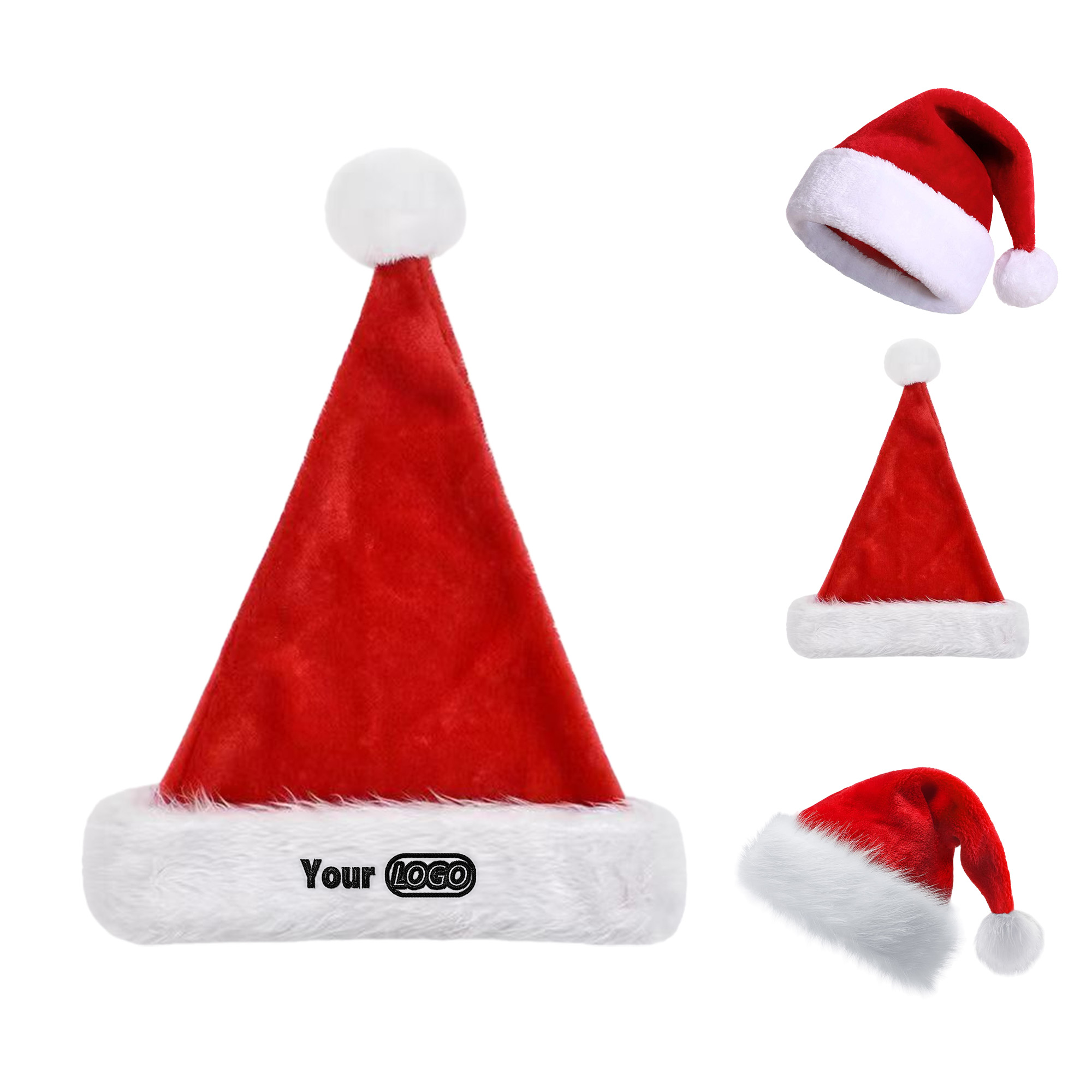 Personalized Custom Logo Santa Hat 2