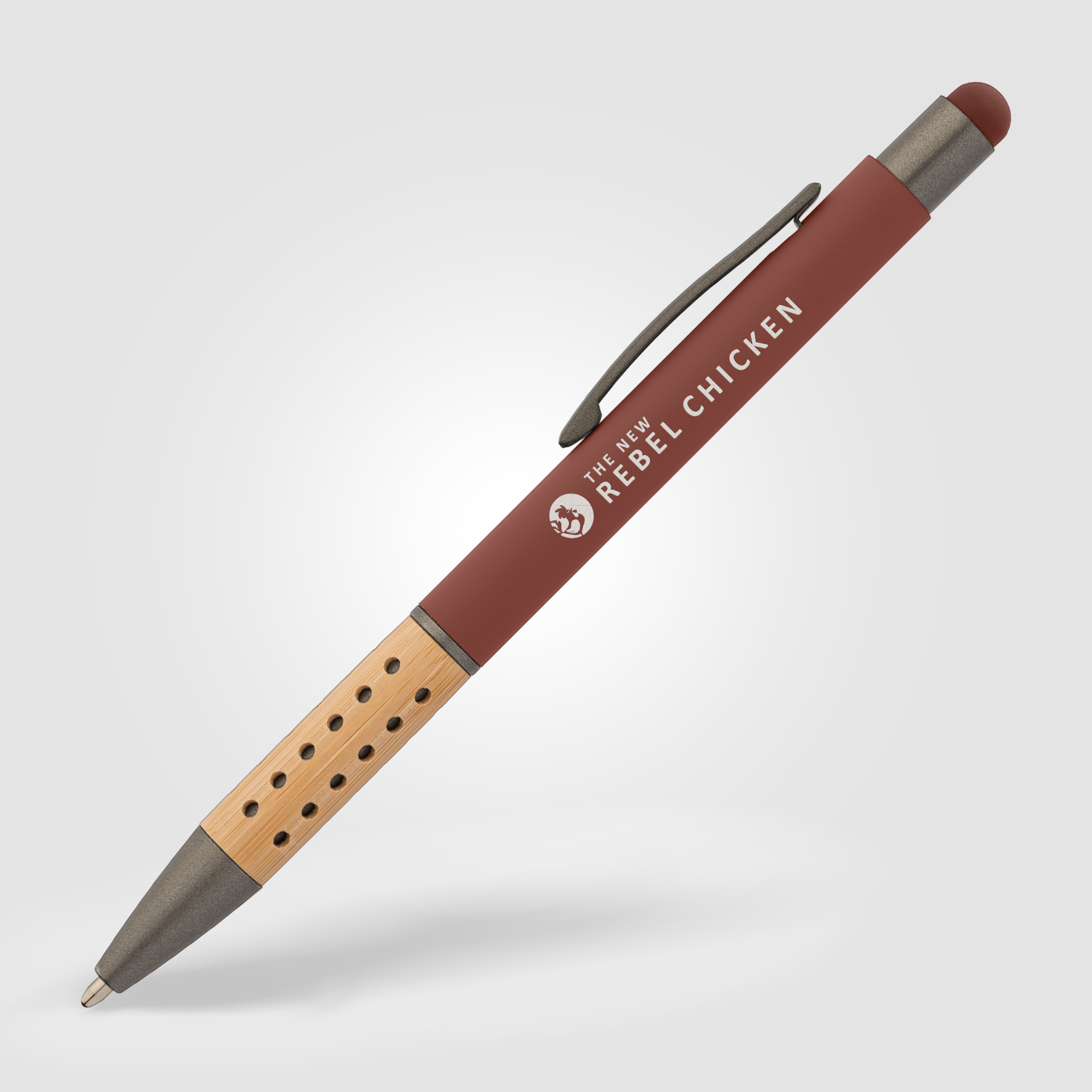 Bowie Bamboo Grip Stylus Pen 9
