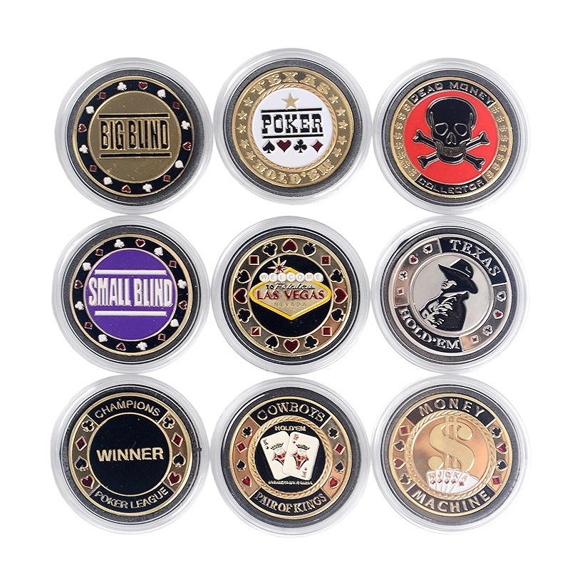 Round Metal Casino Chip Challenge Coin 2
