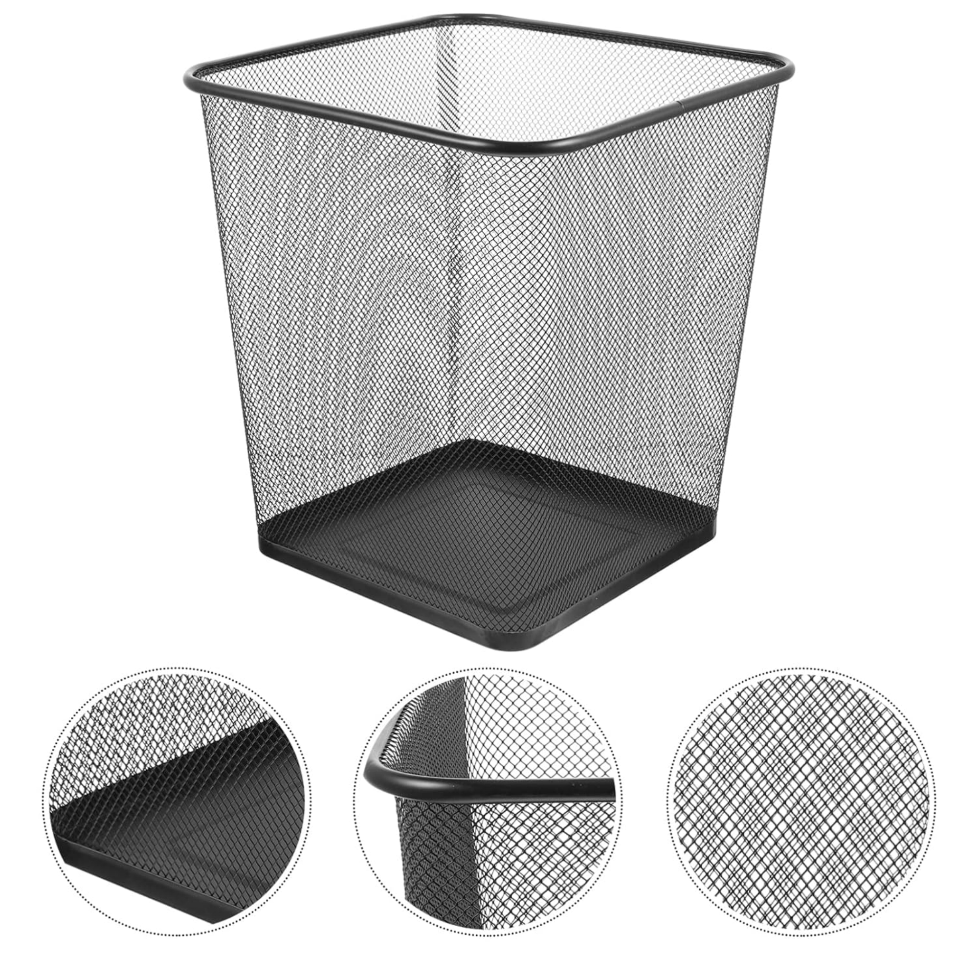 Square Mesh Wastebasket 2