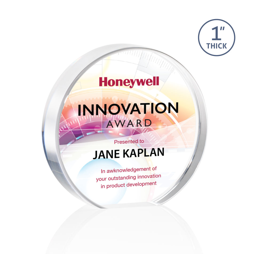 Narita Circle VividPrint™ Award - Clear 5