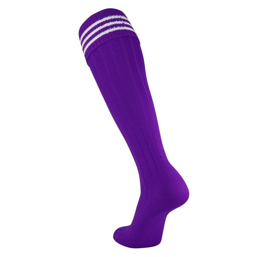 European Striped Soccer Socks Fold Down Top 8