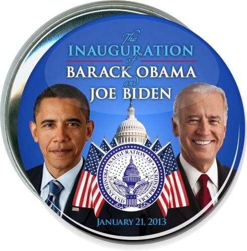 Inauguration of Barack Obama and Joe Biden, Political Button