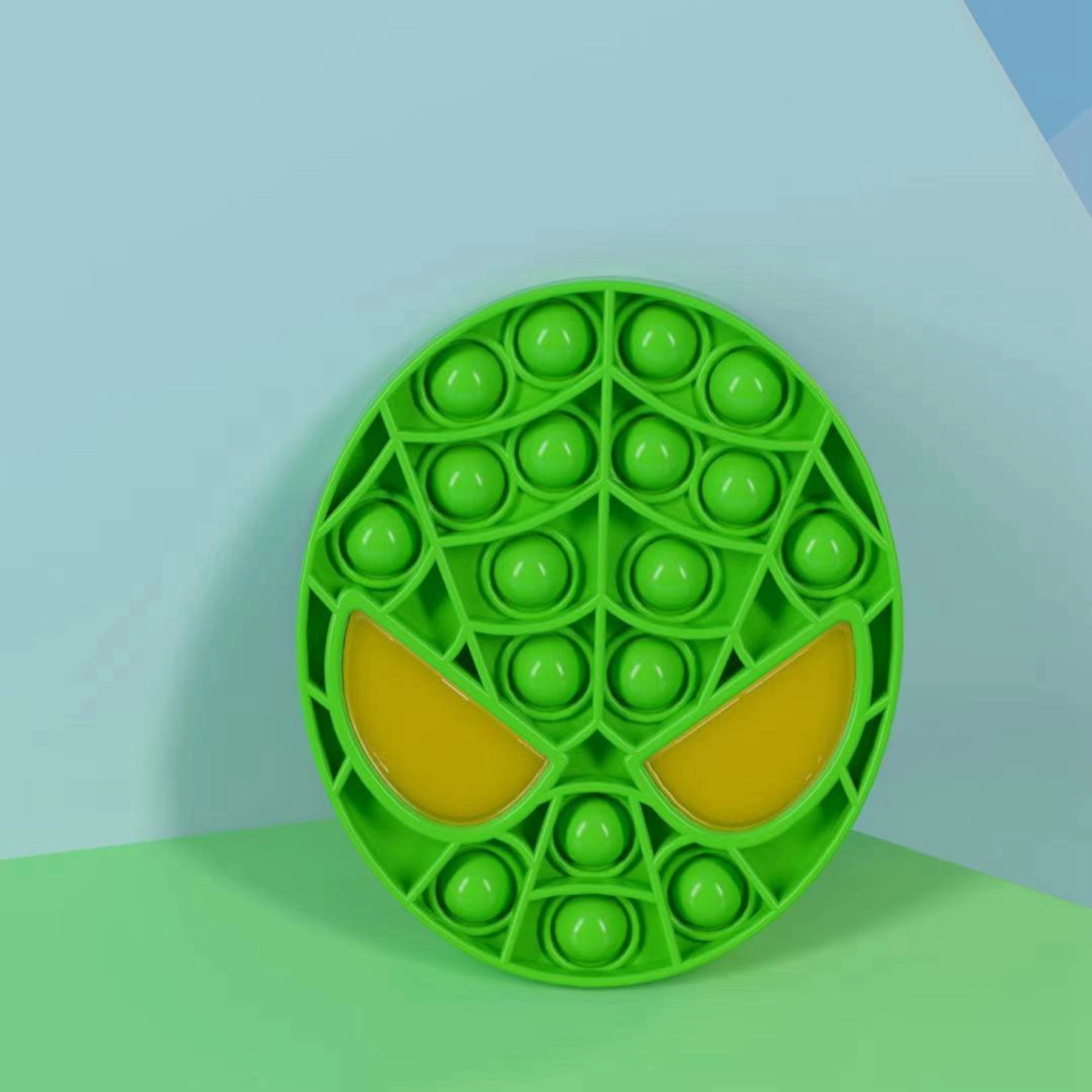 Super Man Shape Push Pop Bubble Ball Toy 15