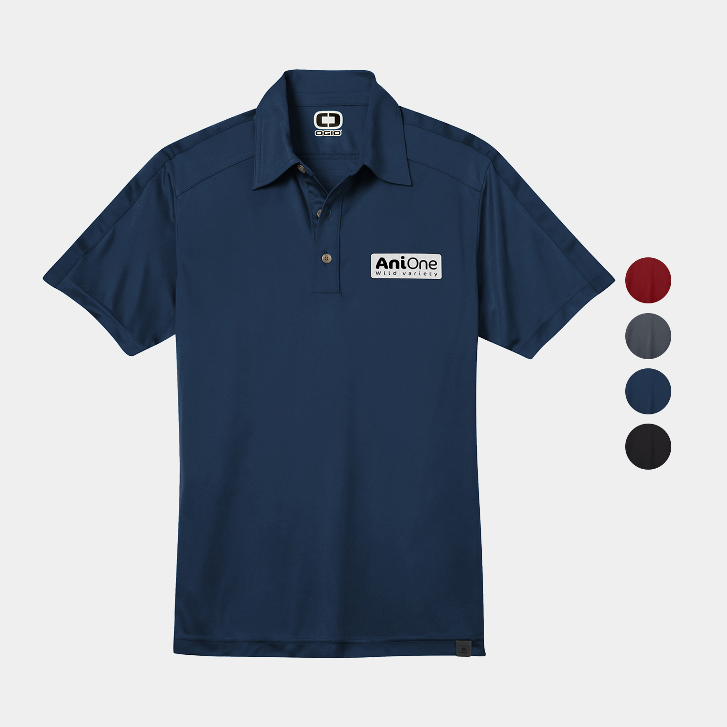 OGIO® Men's Polo T-Shirt w/ 3-Button Placket 4