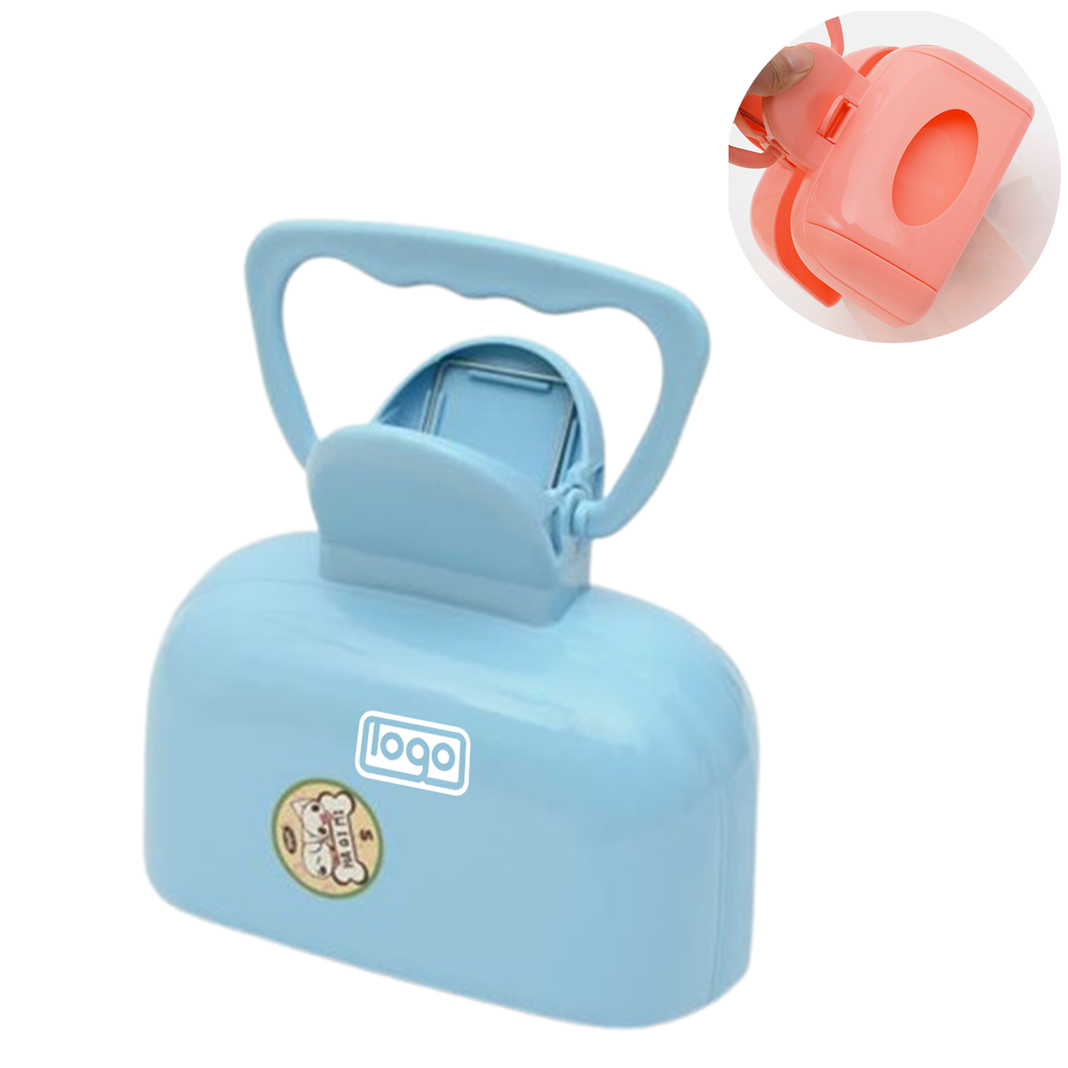 Plastic Portable Short Handle Pet Poop Scooper 2