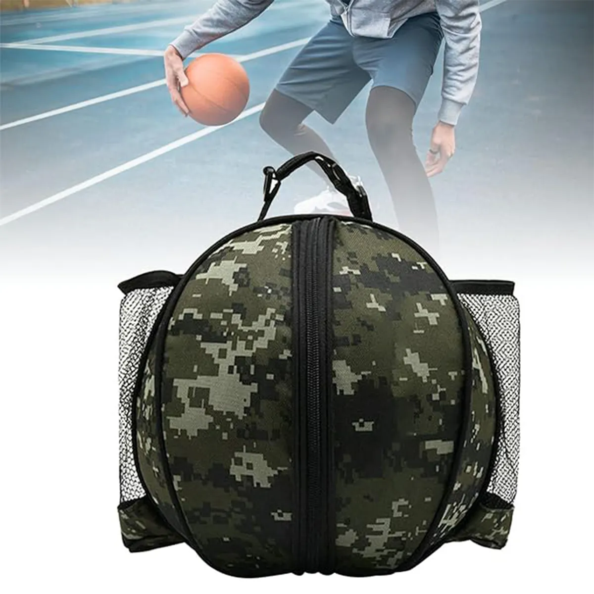 Adjustable Waterproof Basketball Bag With Shoulder Strap 2