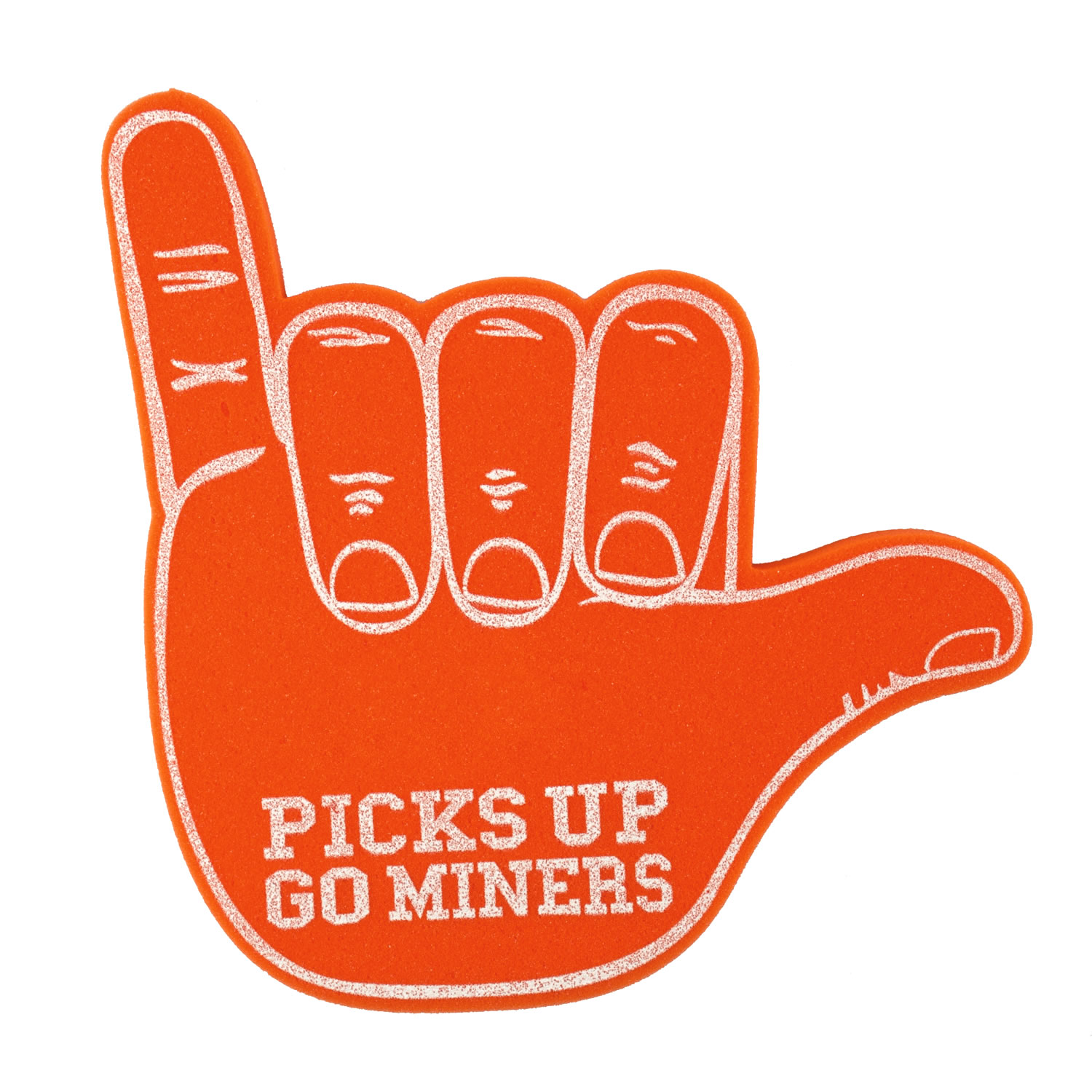 14" Hang Loose Foam Mitt 2