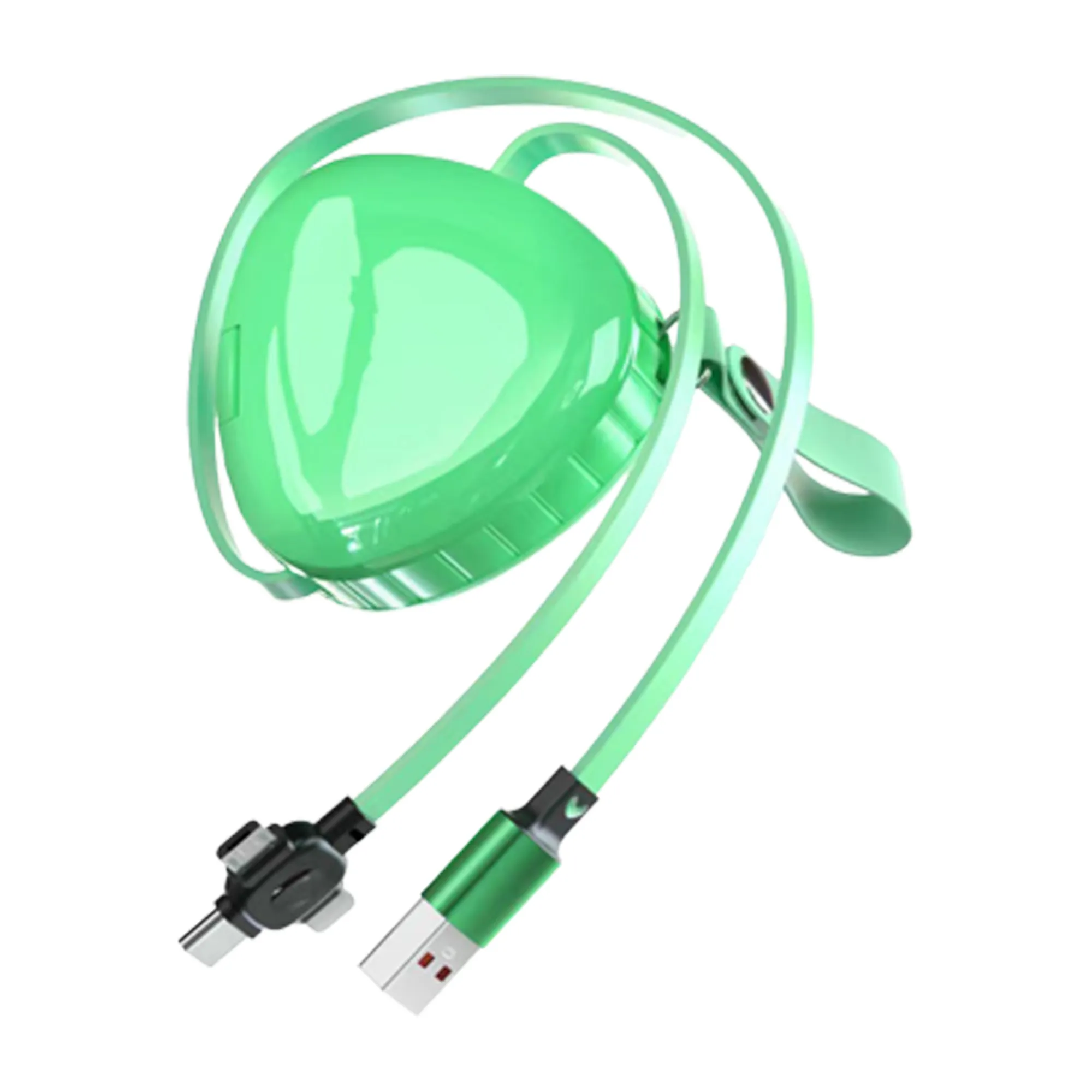 Fast Charge 1-to-3 Data Cable with Retractable C 3