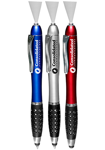Gripper Stylus Pens with Led Light