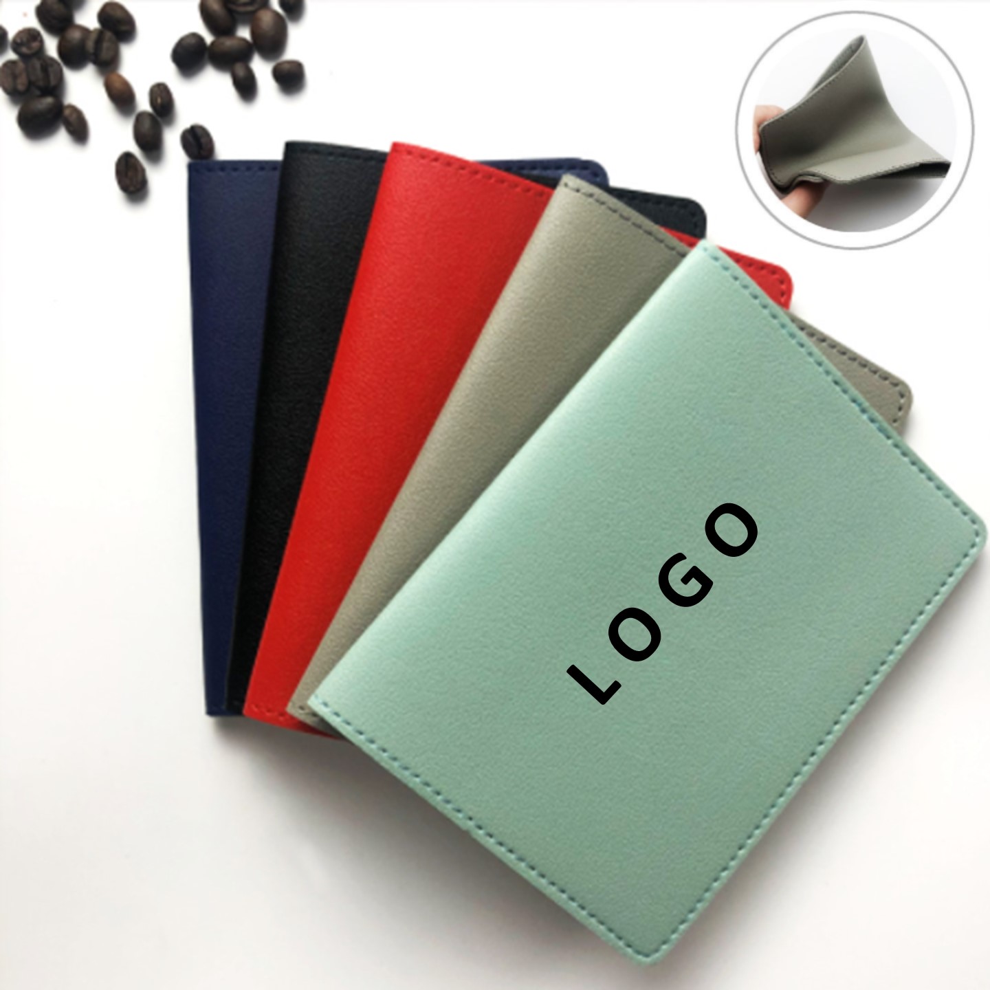 Marble PU Leather Passport Holder 3