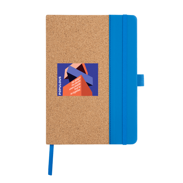 Hickory Cork & Recycled PU Notebook 43