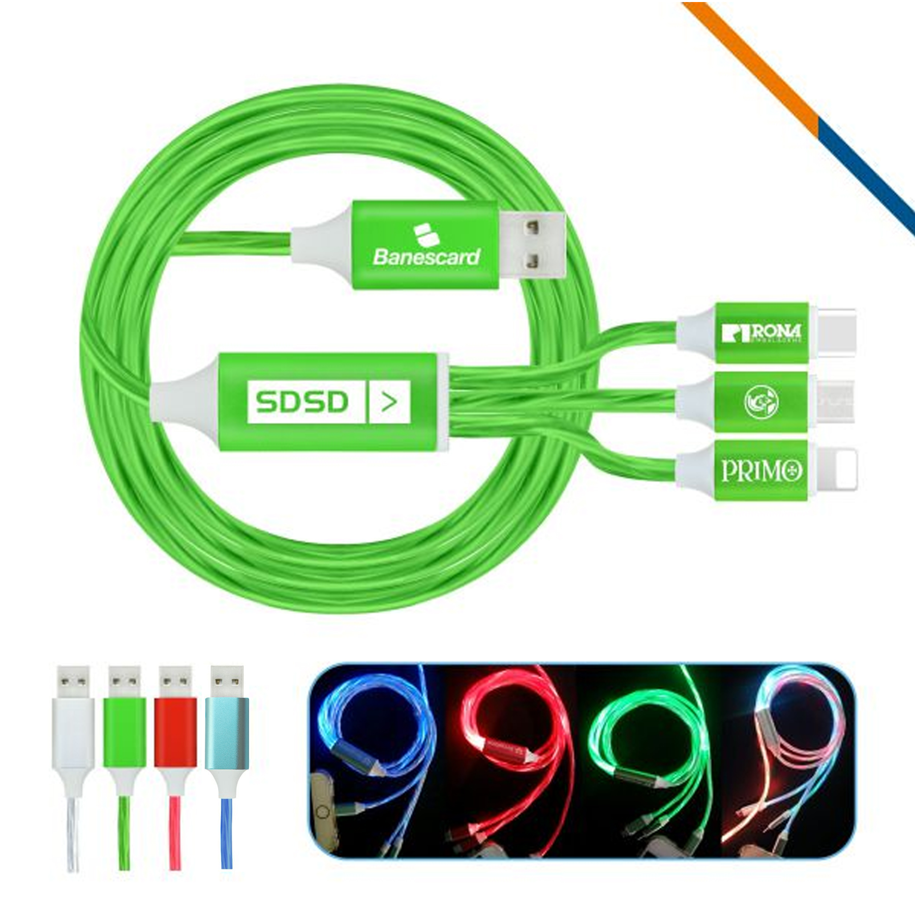 Gleam 3in1 Charging Cable 4