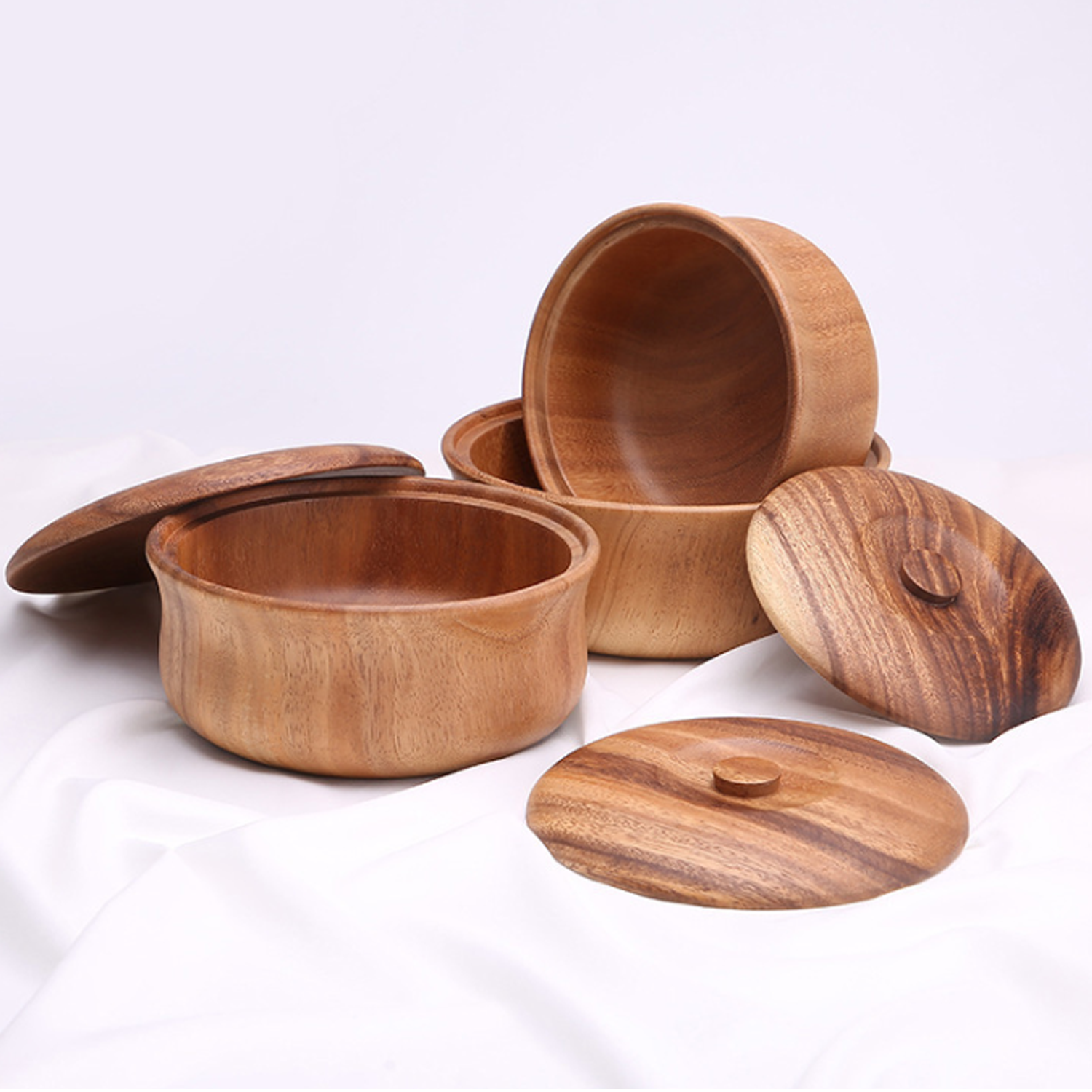 Wooden Household Salad Bowl 1