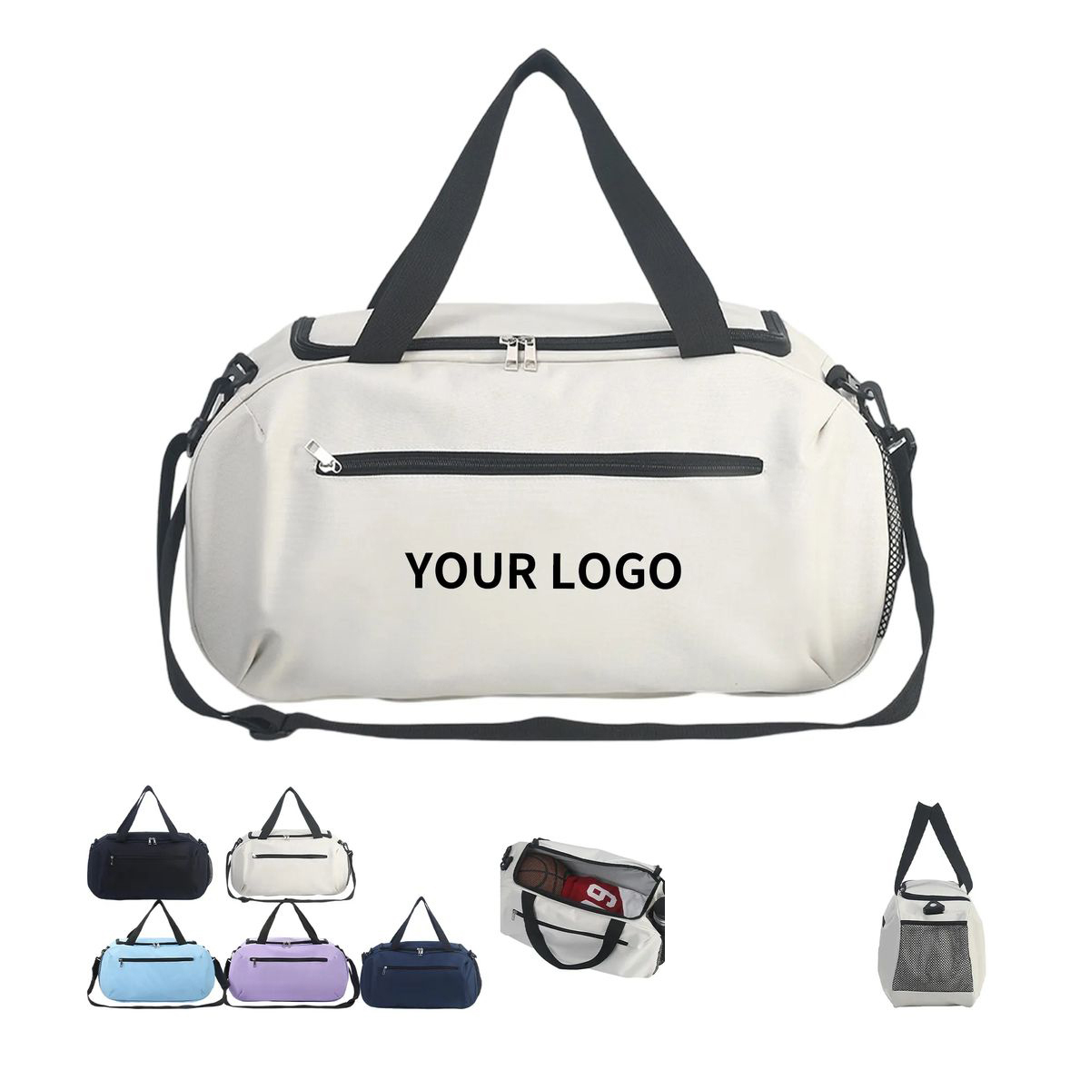 Water Resistant Oxford Fitness Bag with Organized Interior 6