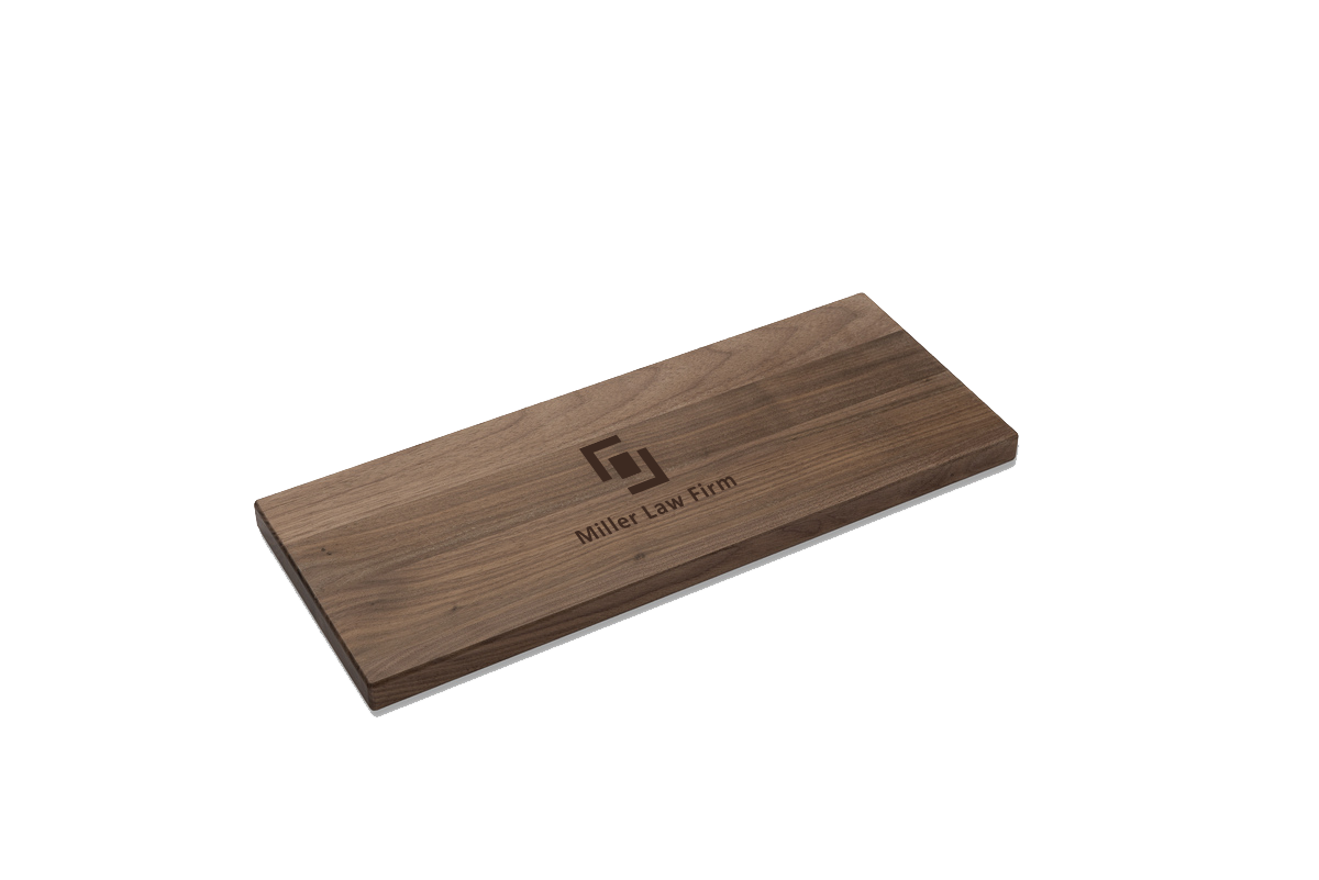 Small Walnut Rectangular Board 15"x6"x3/4" 2