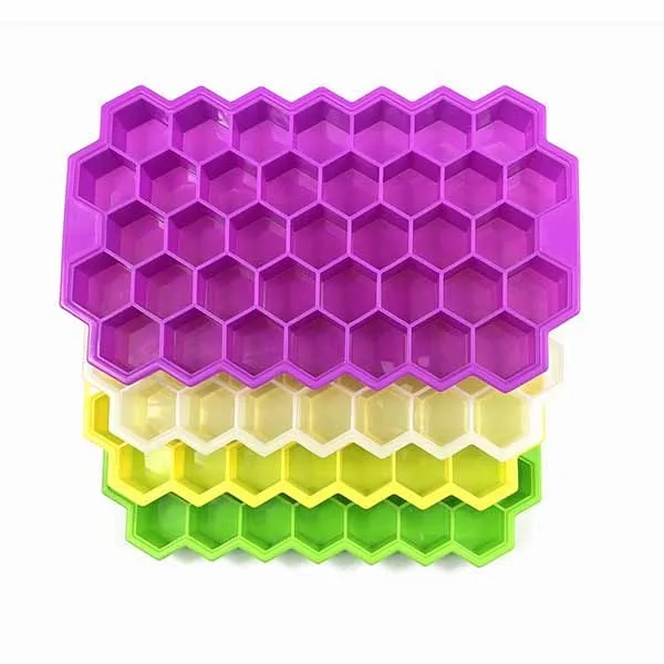 Silicone Ice Cube Tray With Lid 6