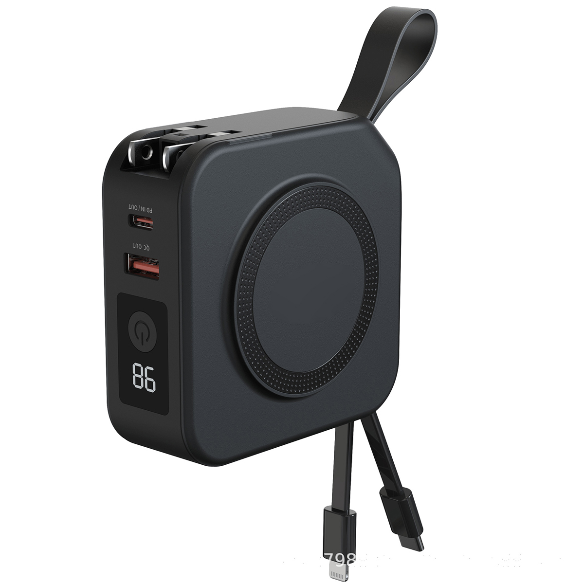 PD 22.5W Fast Charger 10000mAh MagSafe Wireless Power Bank with AU/EU/UK/US Adapters 9