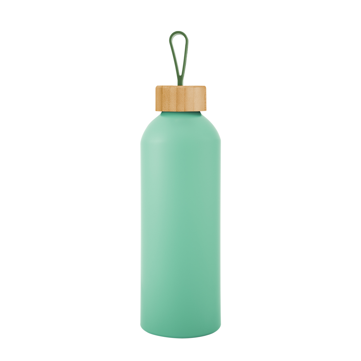 25 Oz. Blaire Recycled Aluminum Bottle With Bamboo Lid And Carry Handle, custom water bottle with logo imprint 30